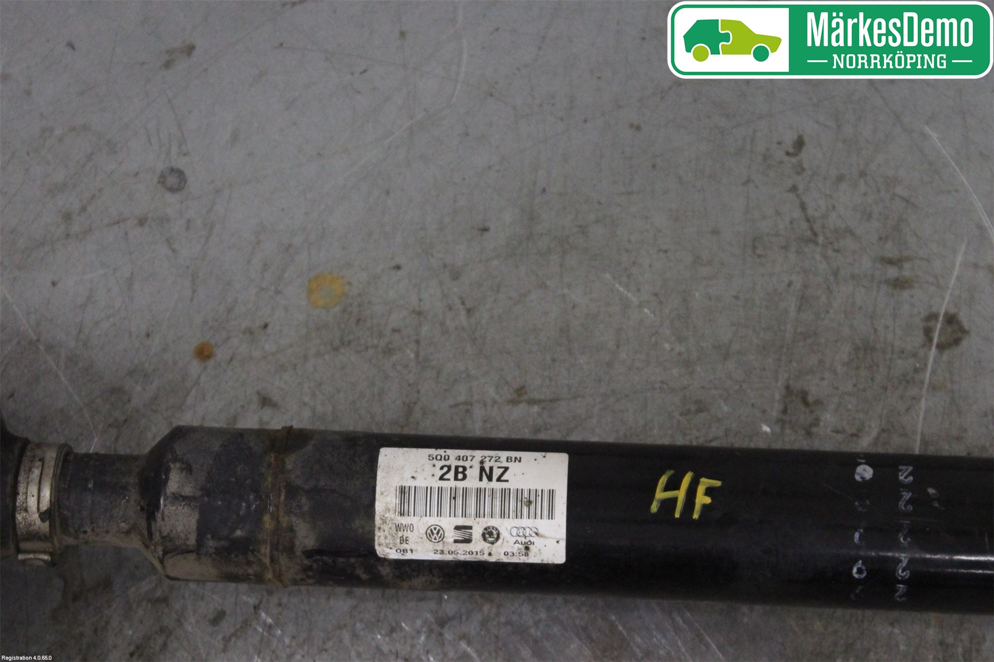 Volkswagen VW GOLF / E-GOLF VII 13-20 Drivaxel Fram Höger