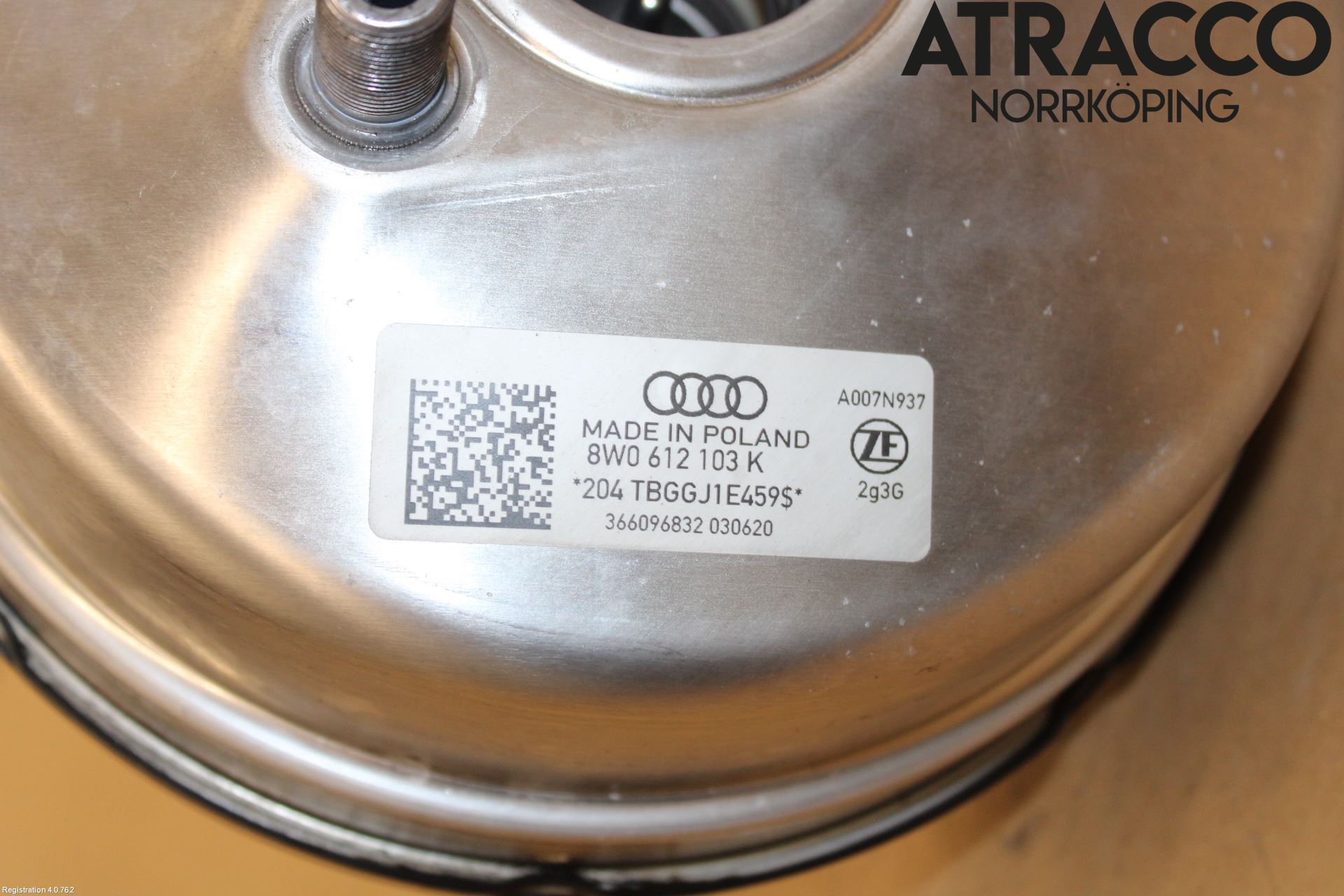 Audi A4/S4 B9 20- Bromsservo