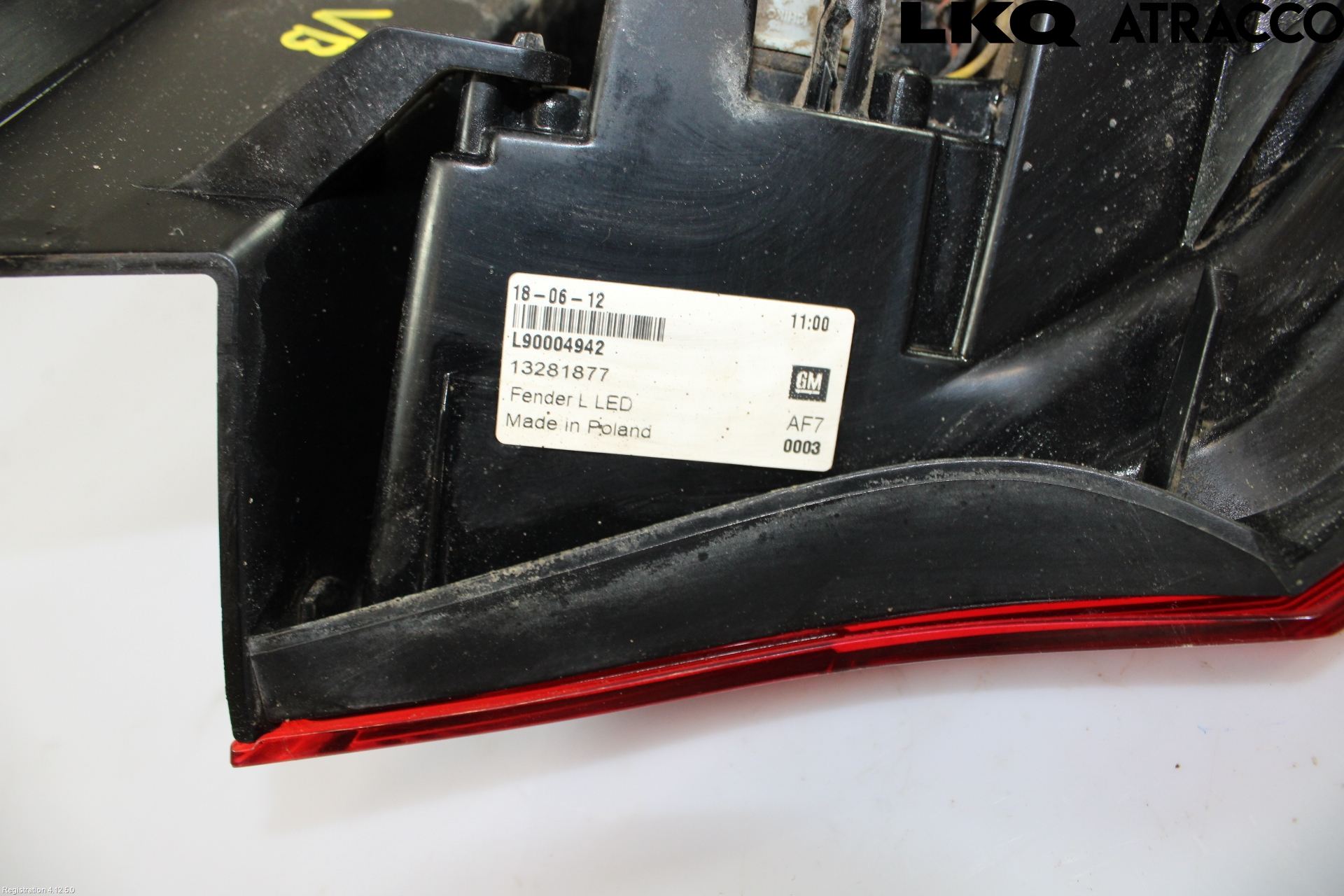 Opel ASTRA J 10-15 Bakljus Vänster