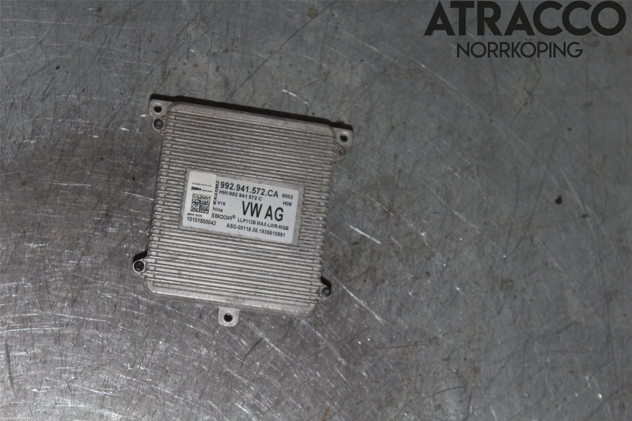 Volkswagen VW PASSAT 15-19 Styrenhet Strålkastare