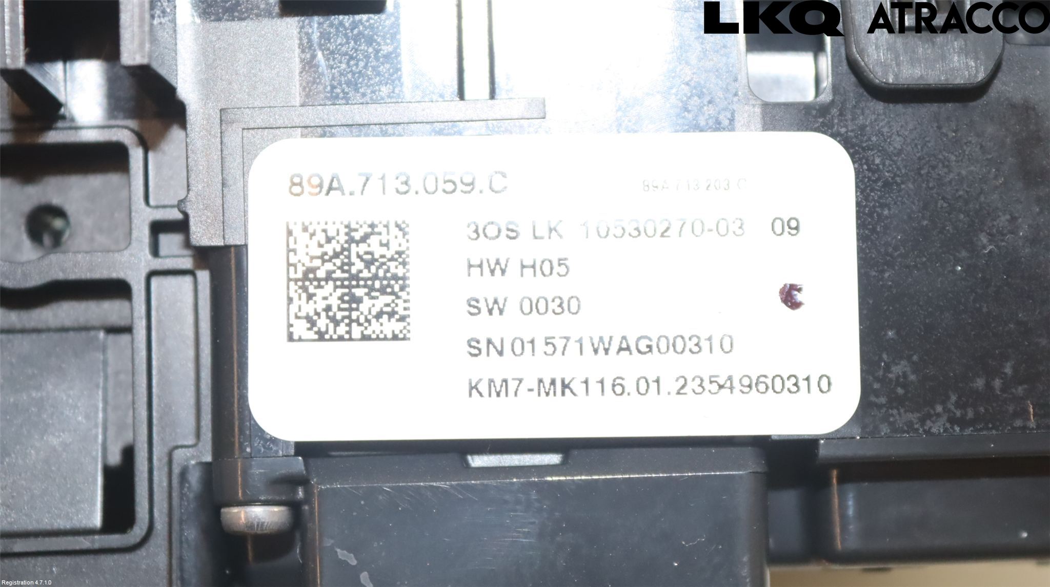 Audi Q4 E-TRON FZ 22- Växelspak