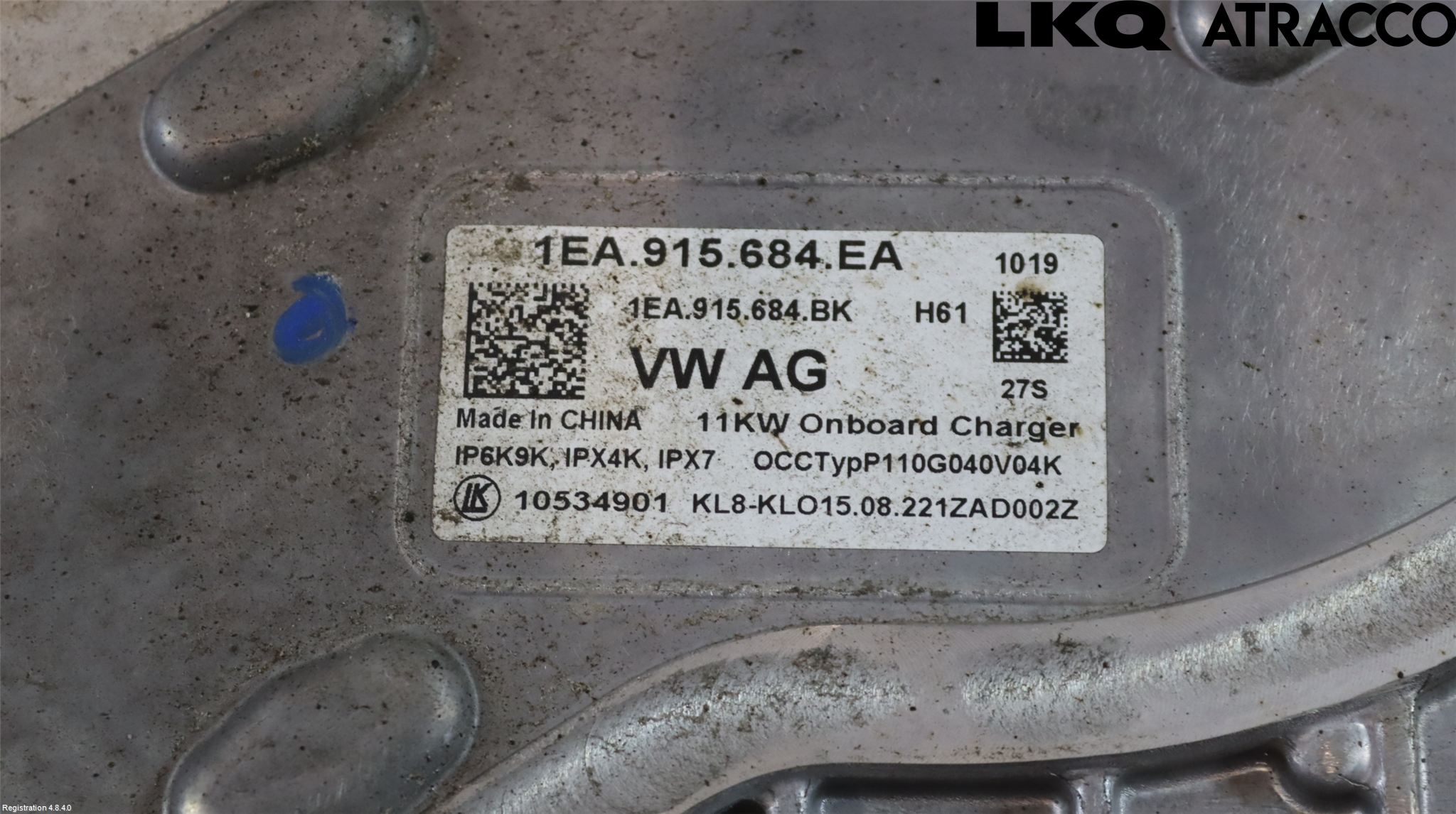 Volkswagen VW ID.4 21- Batteriladdare Högspänning