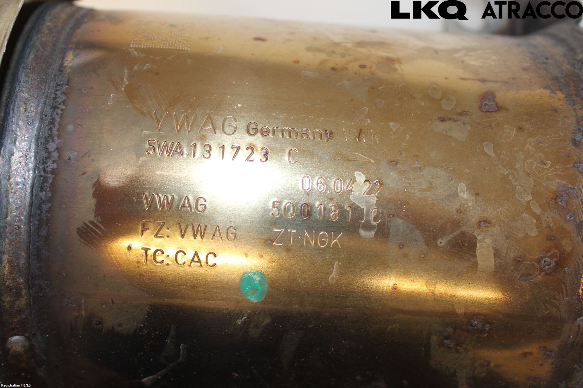 Volkswagen VW GOLF / E-GOLF VIII 20- Katalysator