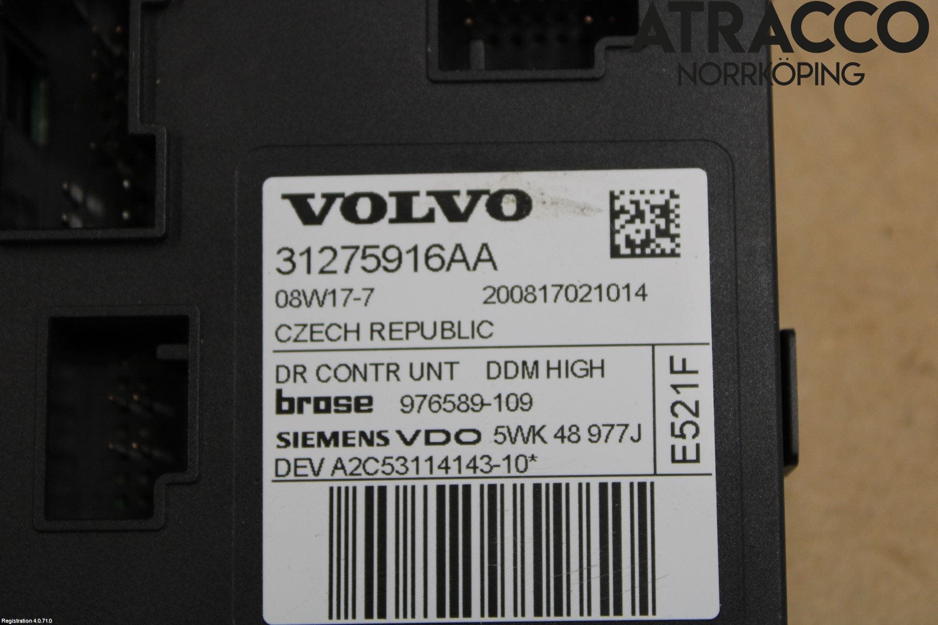 Volvo V50 08-12 Fönsterhissmotor