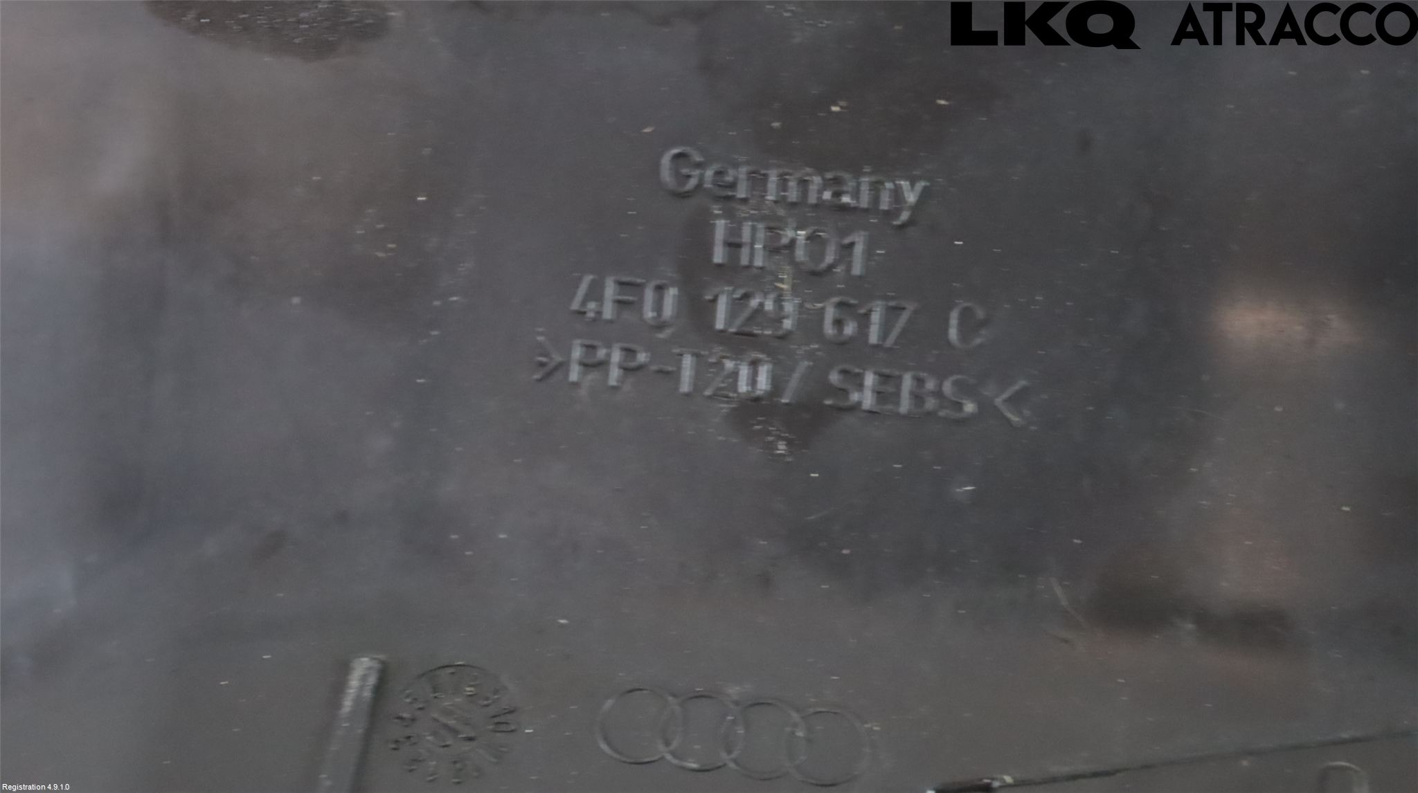 Audi A6/S6     05-11 Deflektor Plåt-Plast Kylning