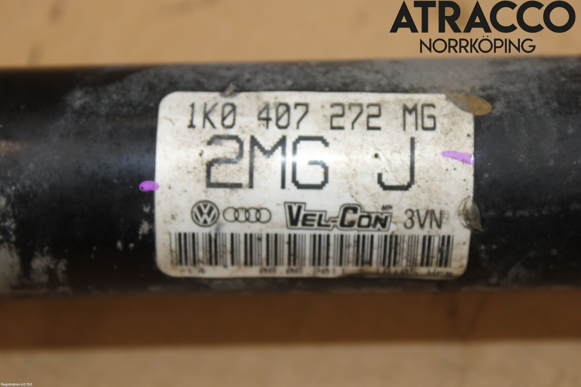 Volkswagen VW GOLF VI 09-13 Drivaxel Fram Höger