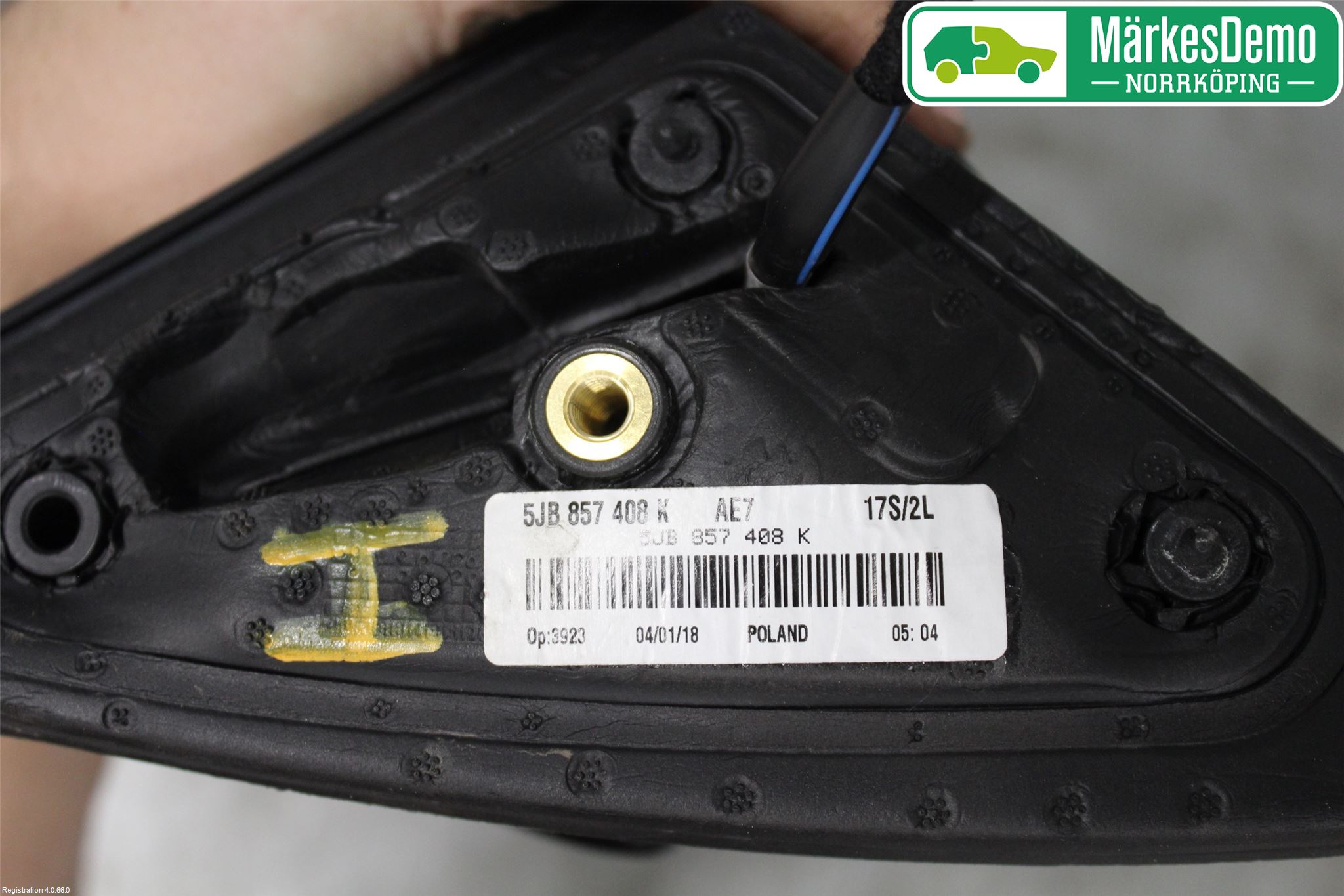 Skoda RAPID Spegel Yttre El Hö