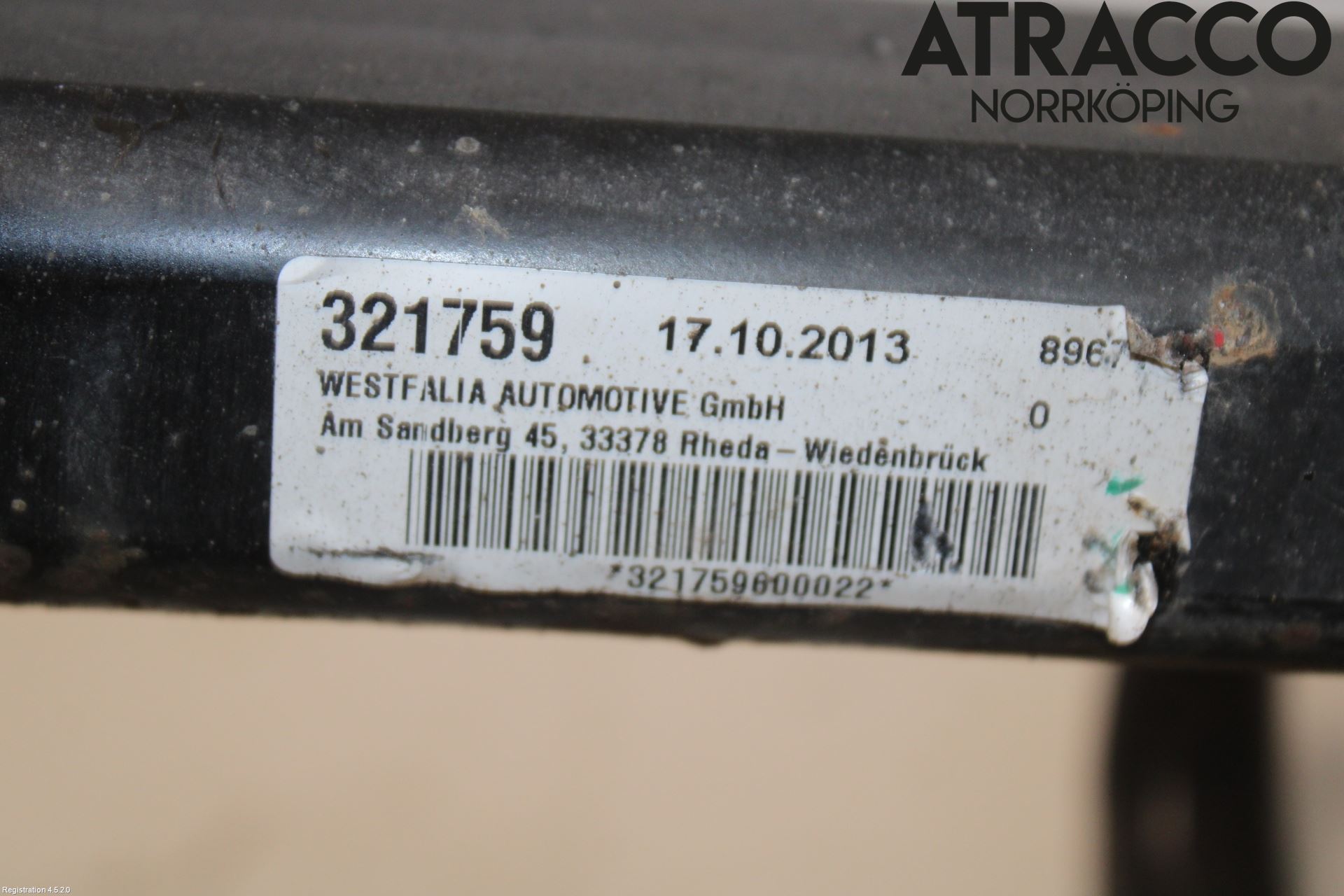 Volkswagen VW CADDY 11-15 Dragkrok