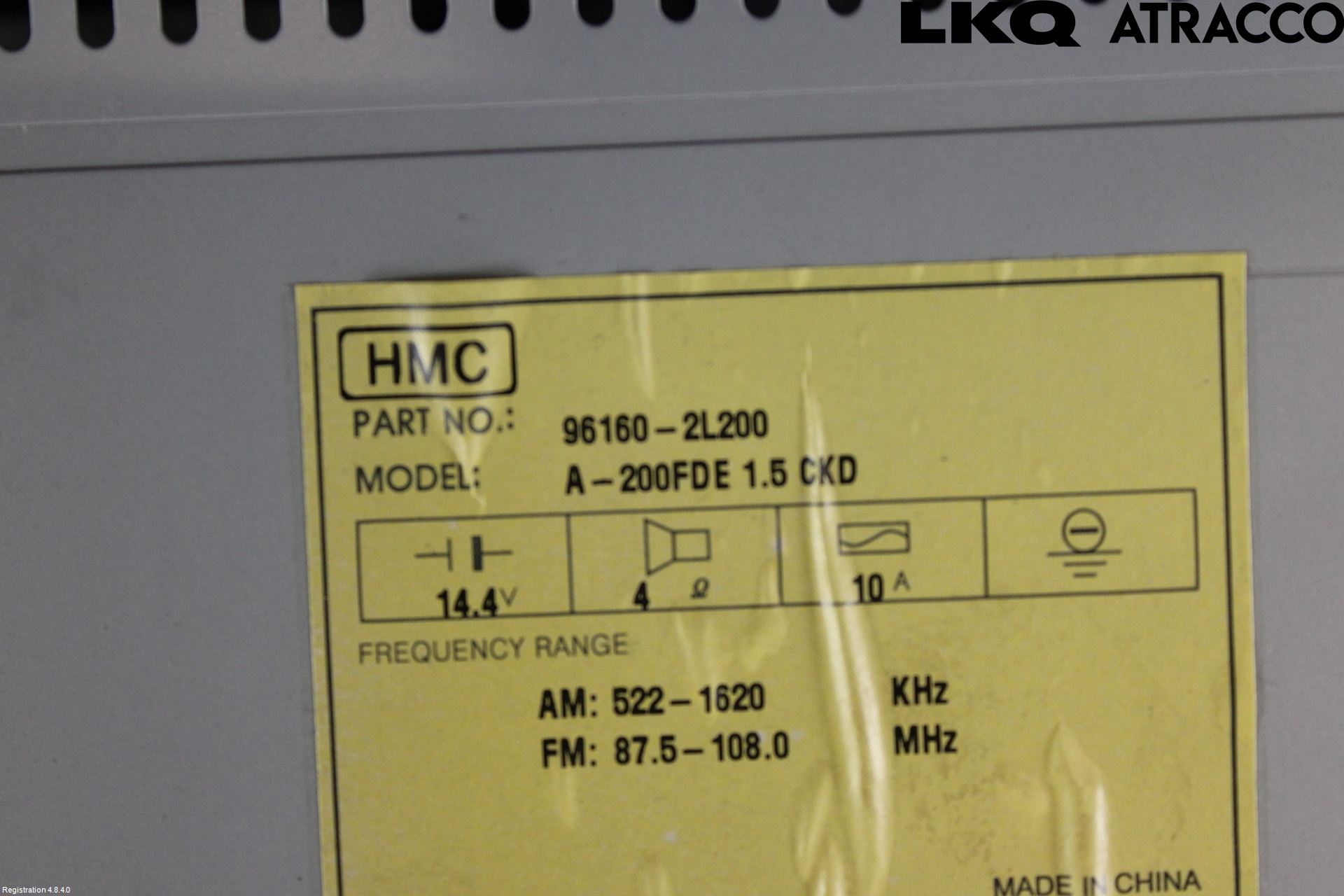 Hyundai i30 FD 07-12 Cd Radio - Multimediapanel