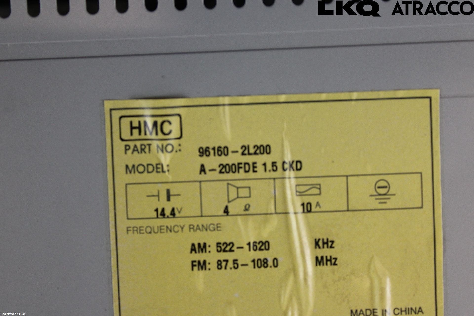 Hyundai i30 FD 07-12 Cd Radio - Multimediapanel