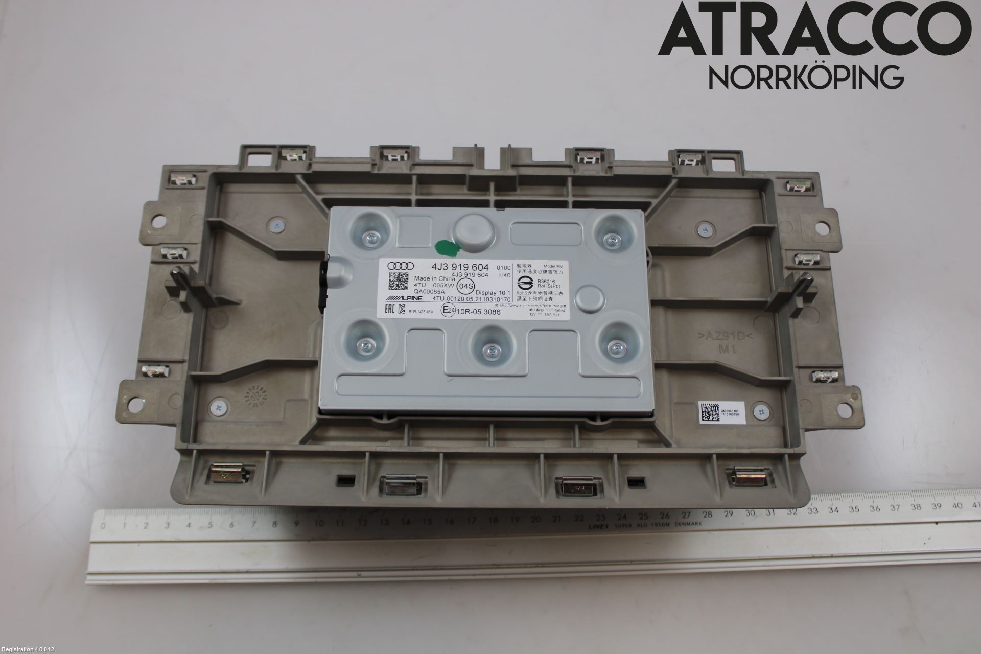 Audi E-TRON GT FW 21- Bildskärm