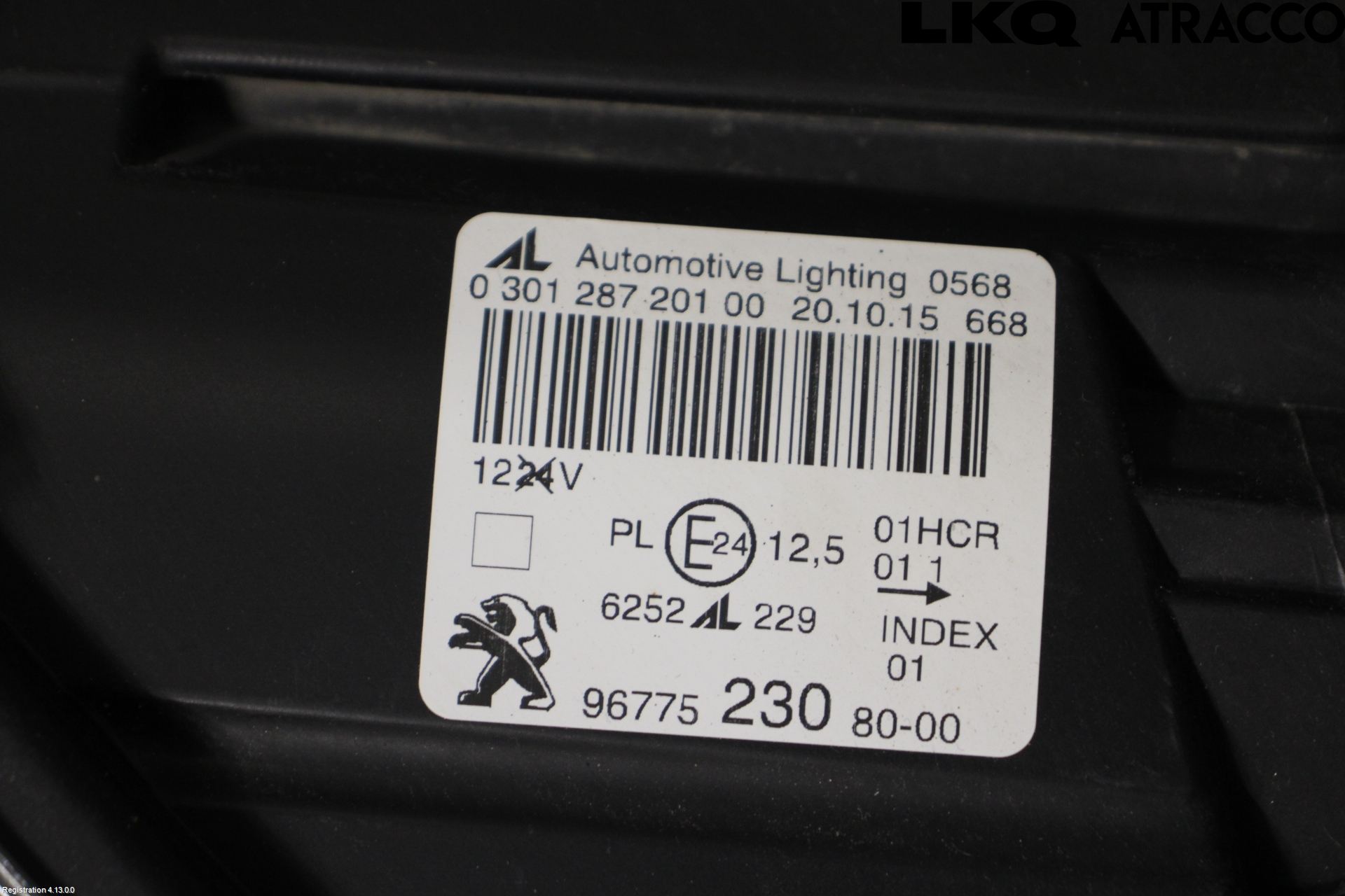 Peugeot 308 14-21 Strålkastare Vänster