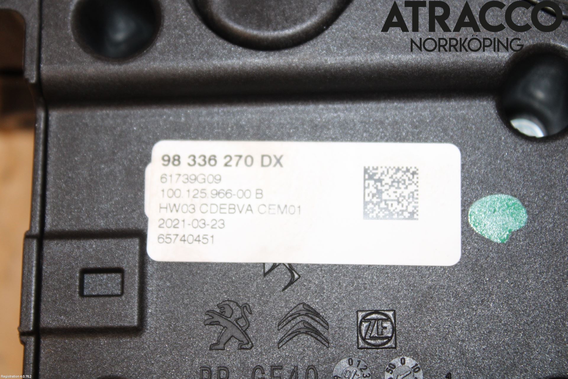 Peugeot 208/E-208 20- Växelspak