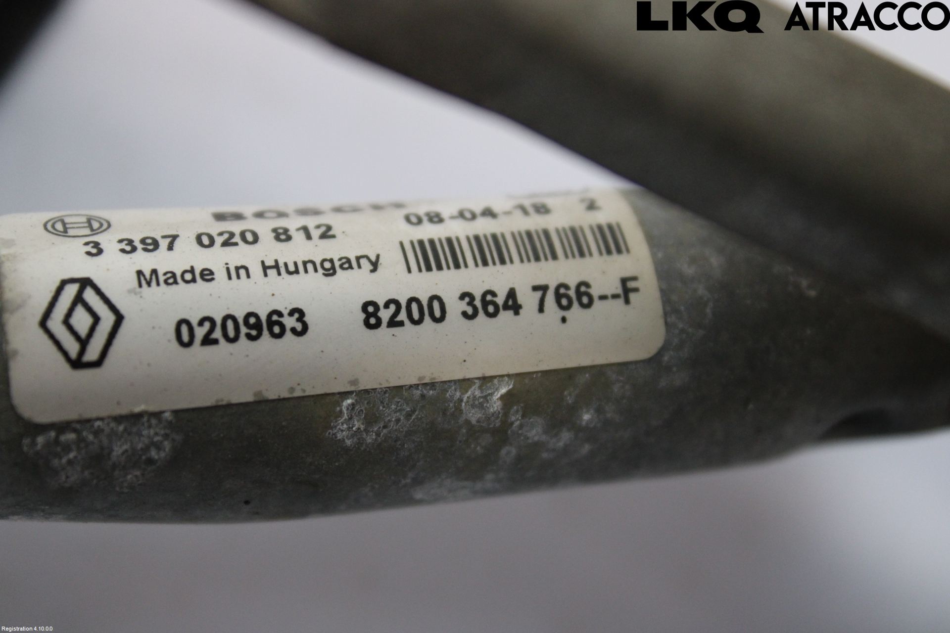 Renault TWINGO II 07-16 Torkarmekanism Vindruta