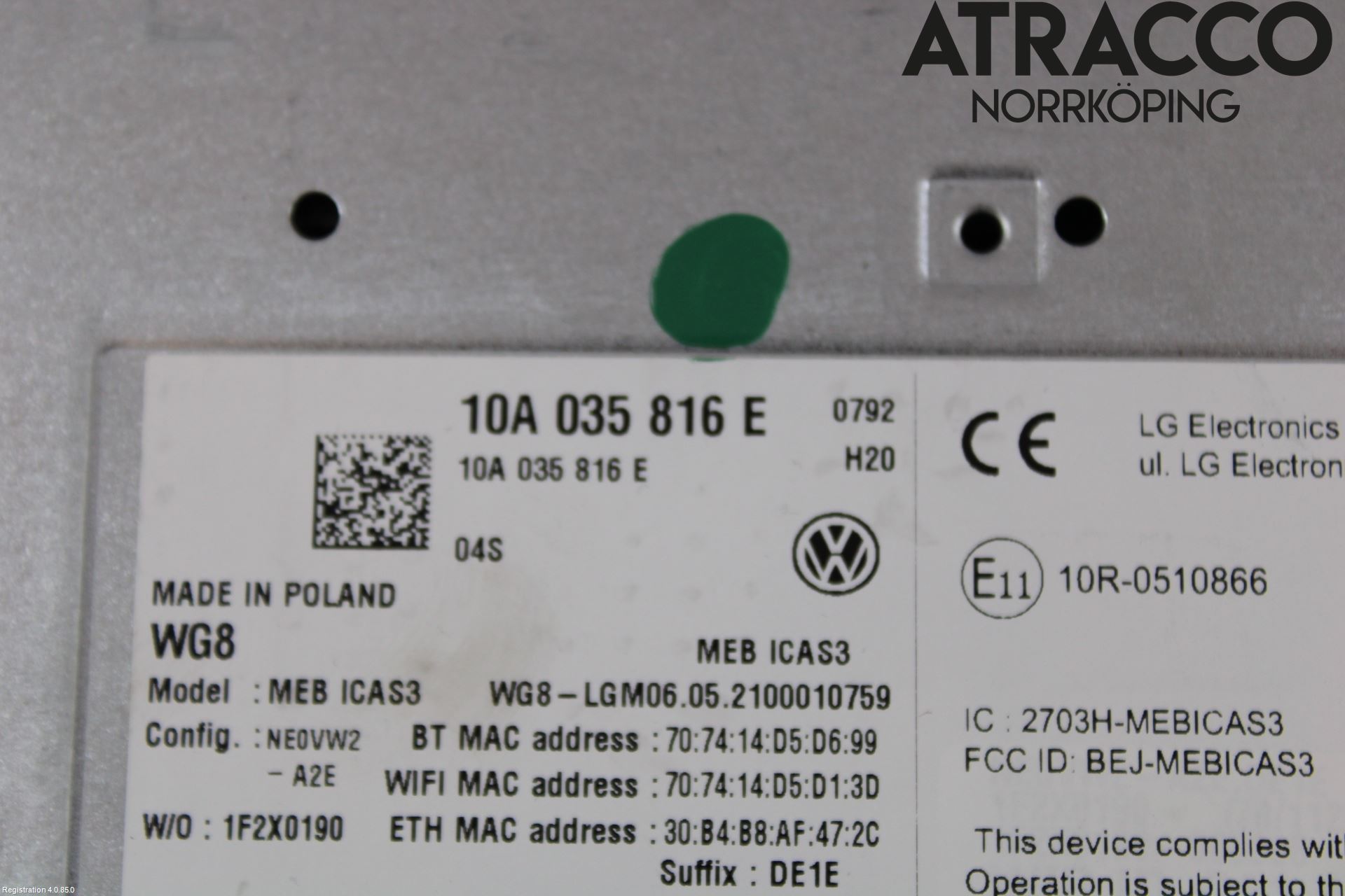 Volkswagen VW ID.4 21- Cd Radio - Multimediapanel