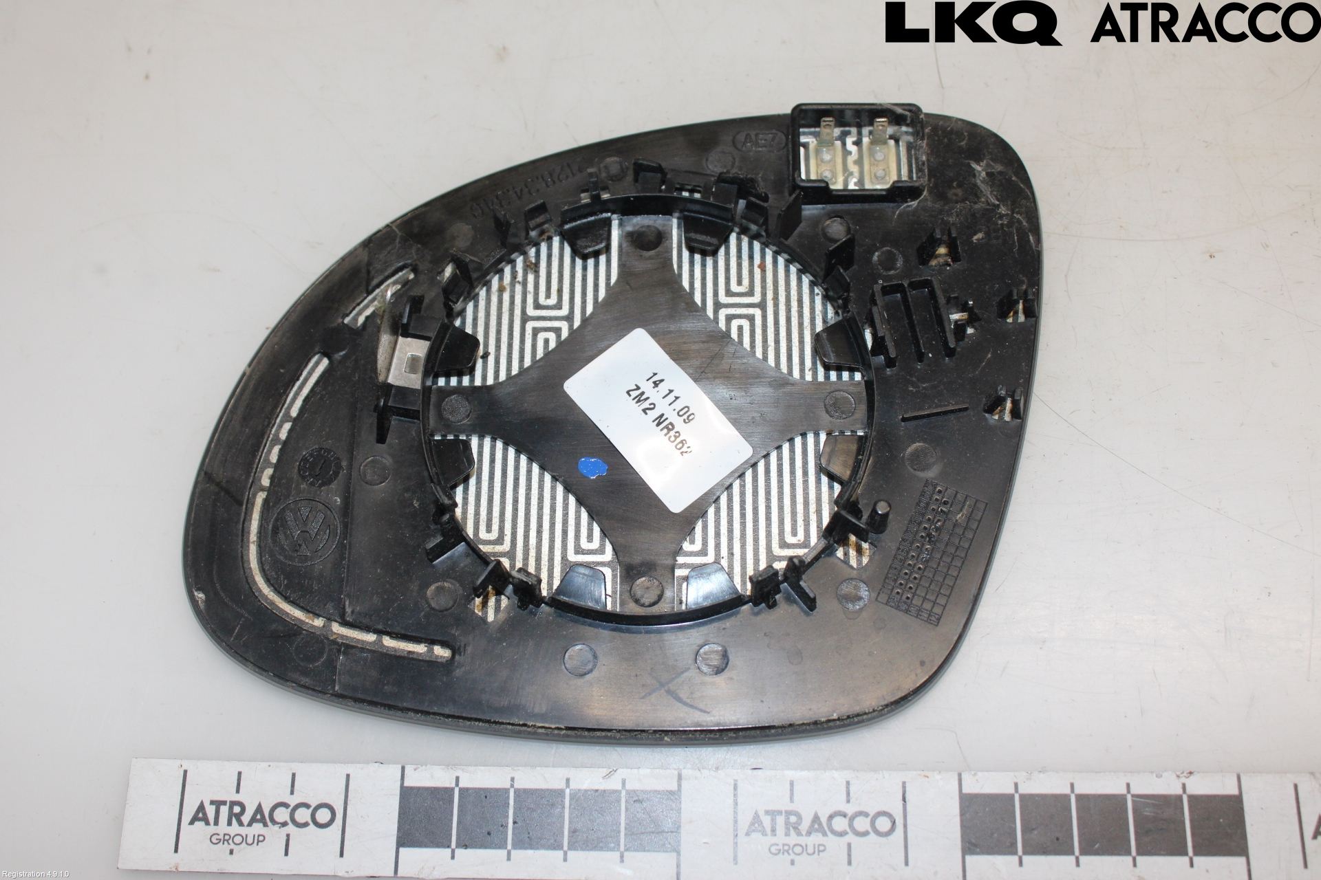 Volkswagen VW TIGUAN 07-16 Spegelglas Hö