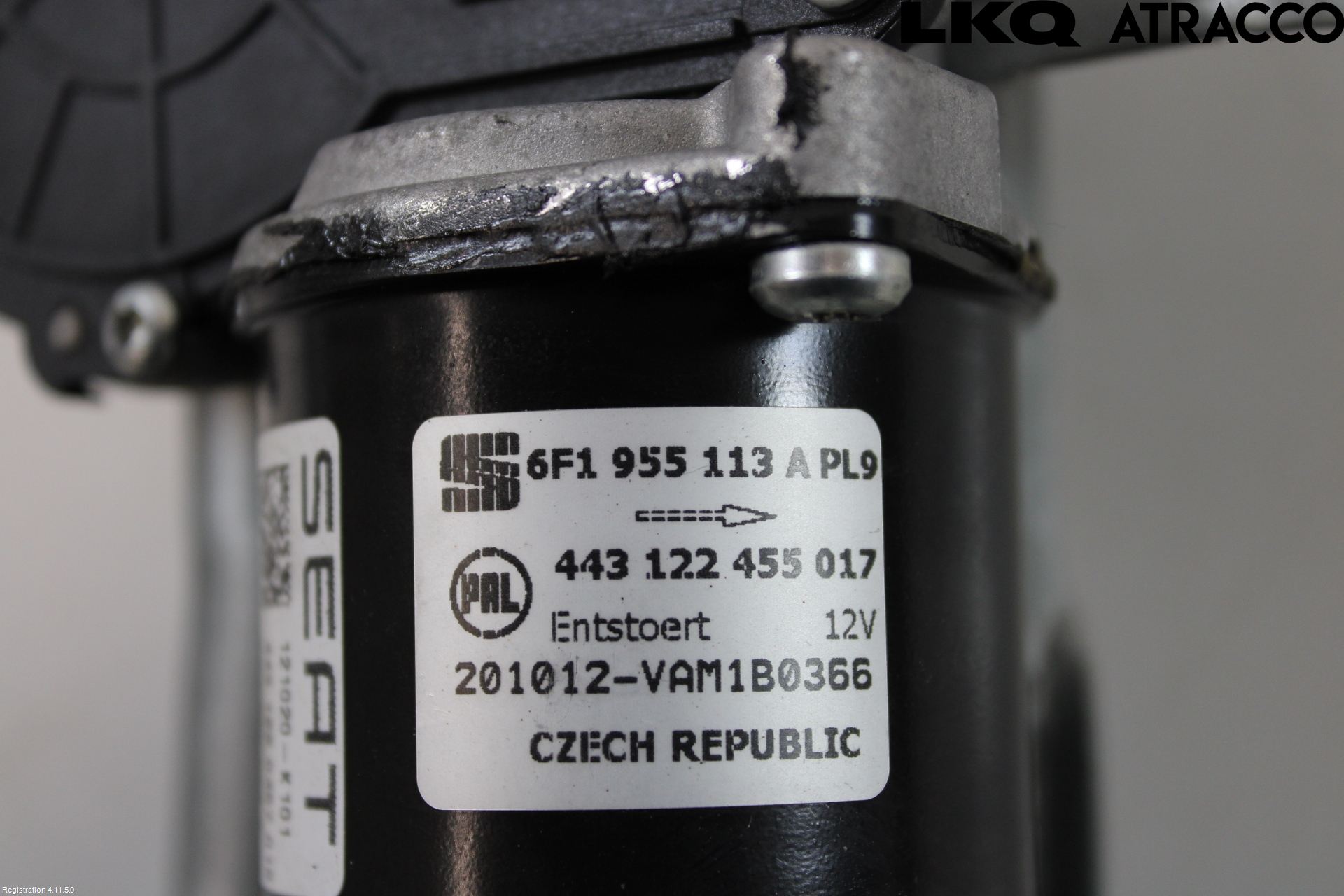 Seat ARONA Torkarmekanism Vindruta