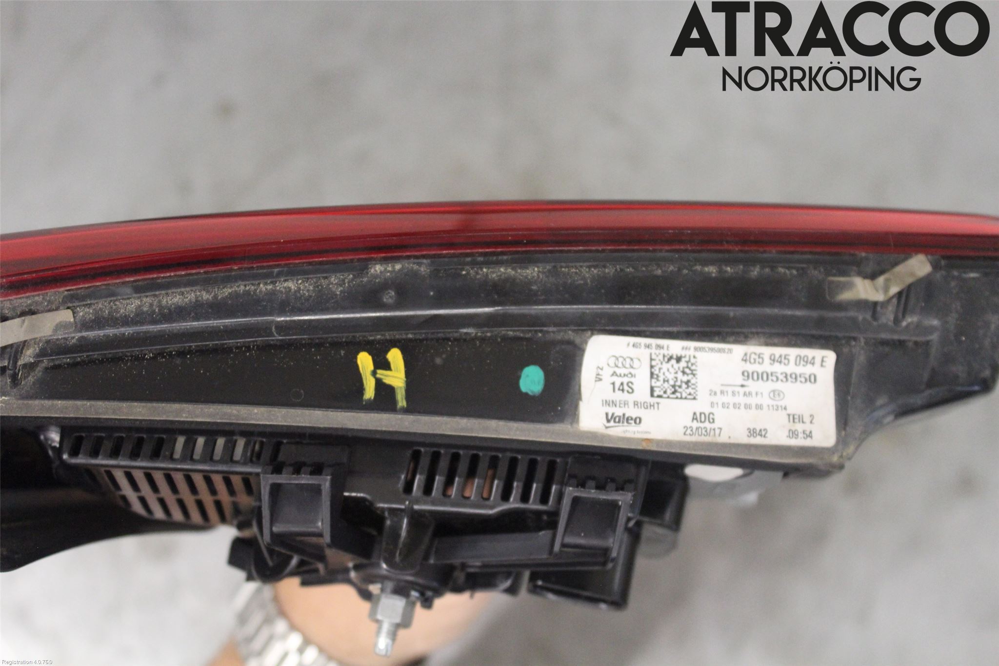 Audi A6/S6 4G 11-18 Bakljus Lucka Hö