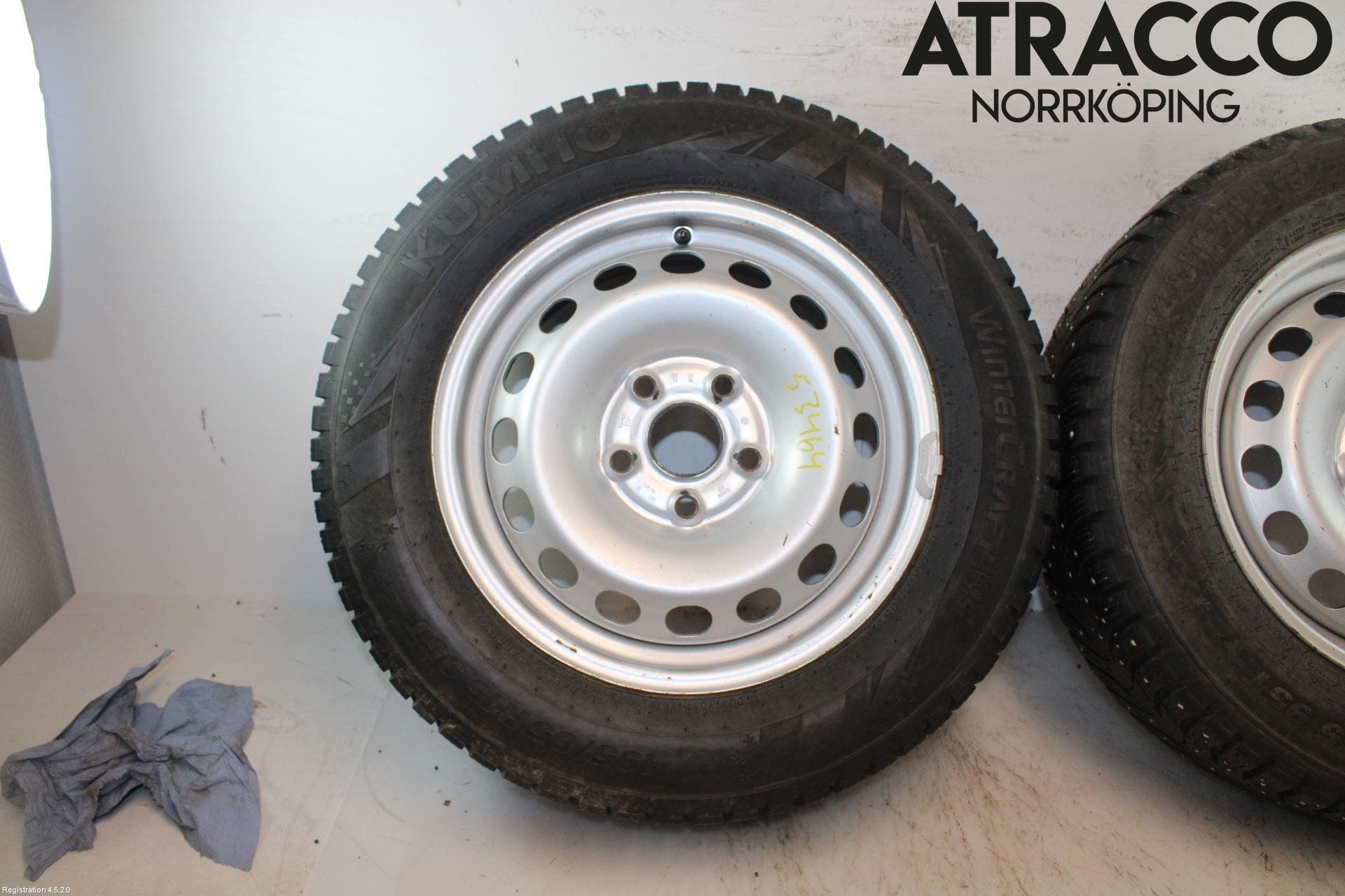 Volkswagen VW CADDY      04-10 Vinterdäck Plåtfälg 4St