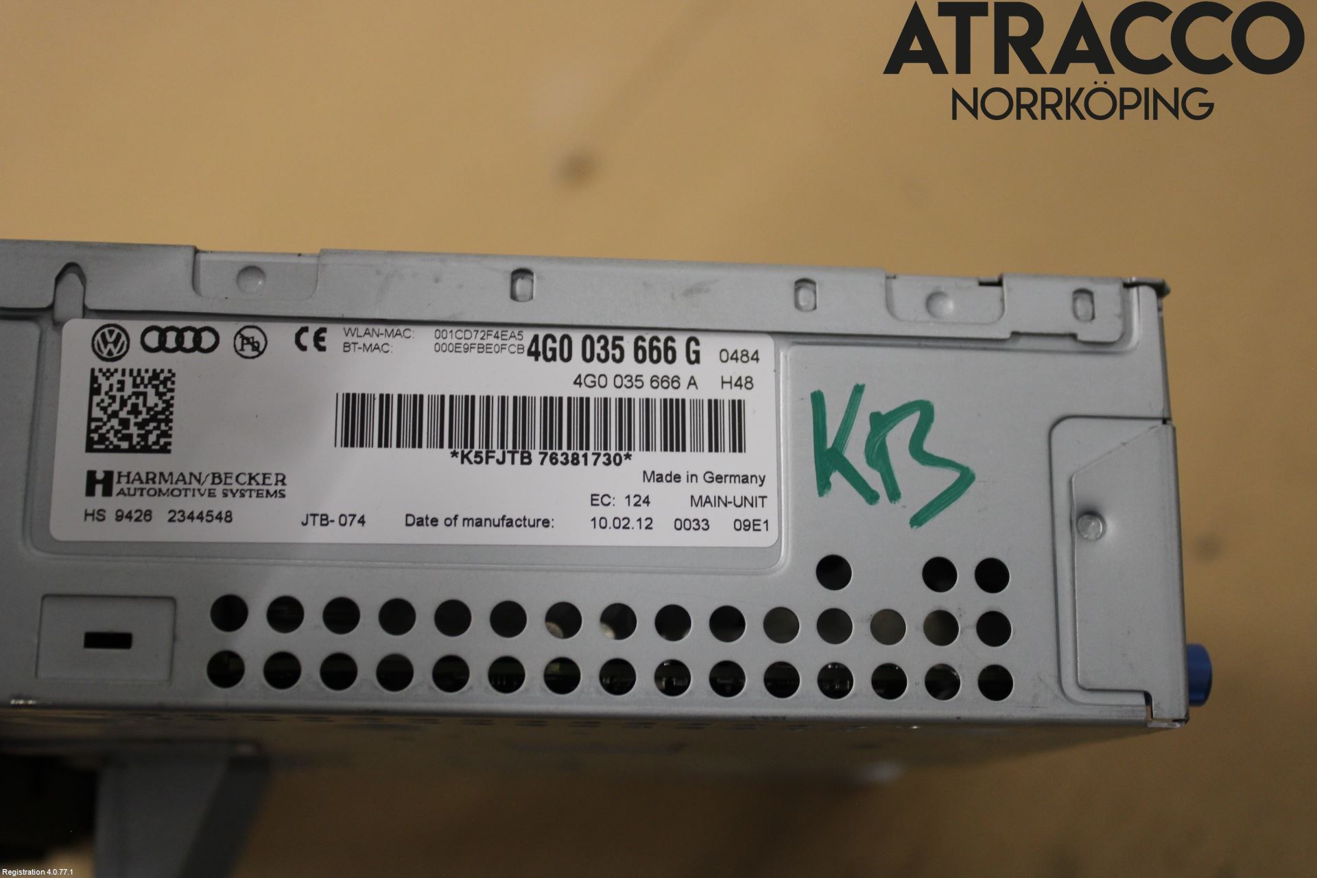 Audi A7/S7 4G 11-17 Cd Radio - Multimediapanel