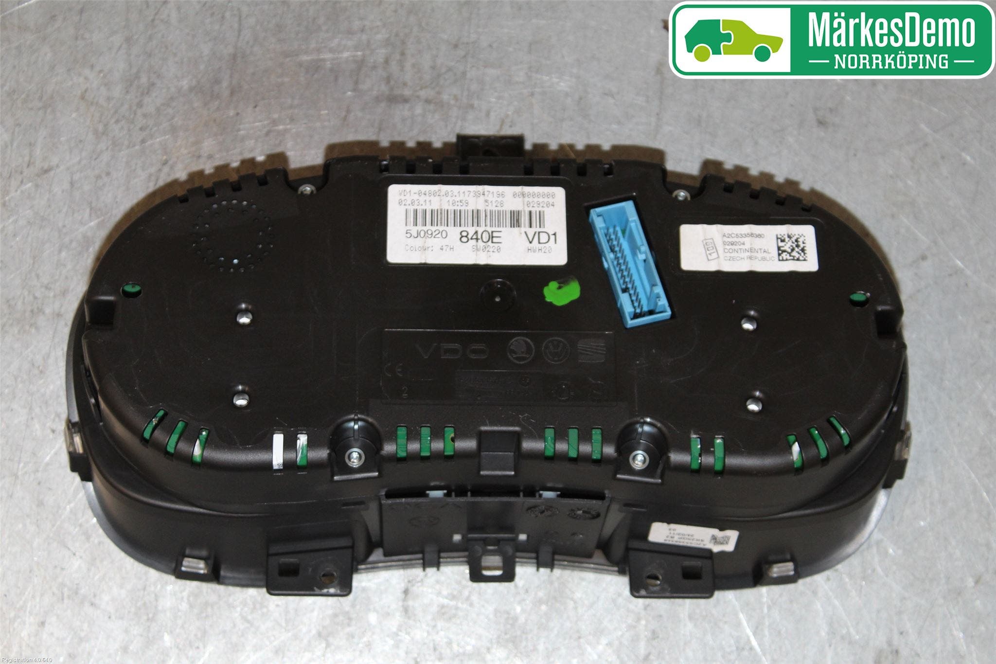 Skoda FABIA 07-14 Instrument Komb