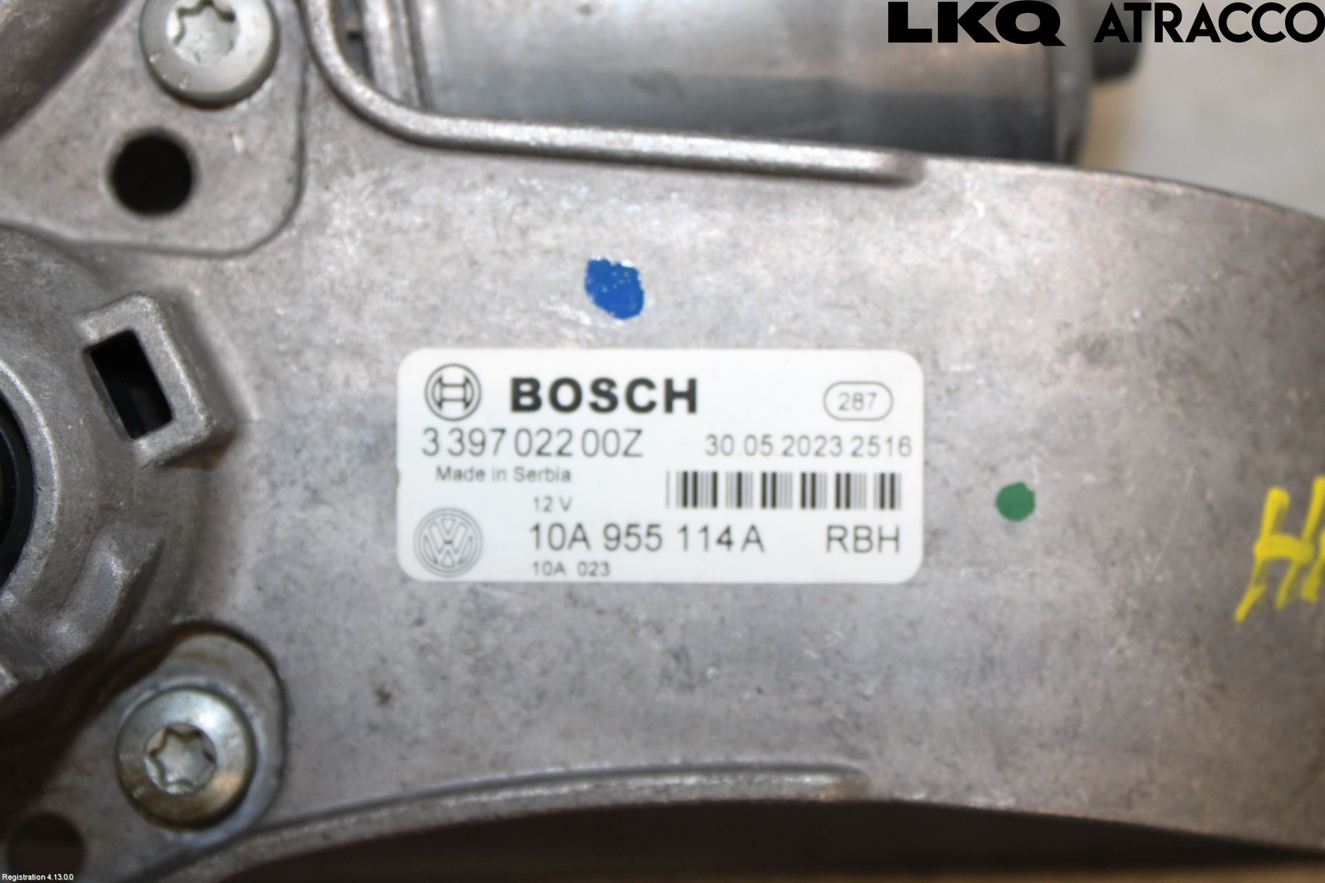 Volkswagen VW ID.3 21- Torkarmekanism Vindruta