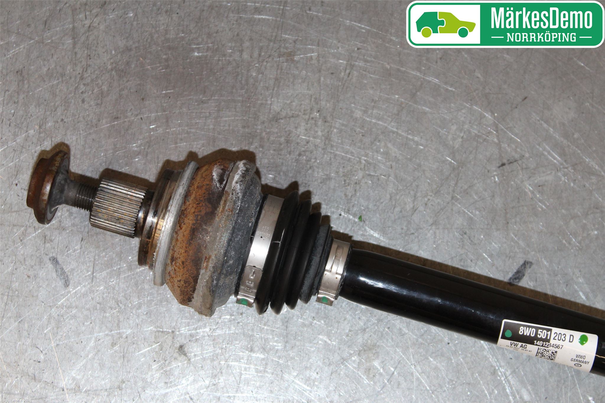 Audi A5 17- Drivaxel Bak Höger