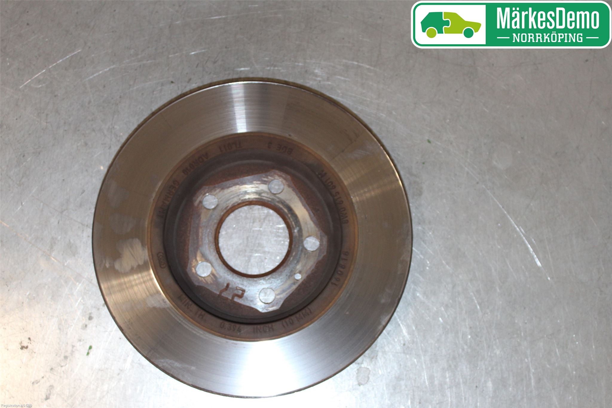 Audi A4/S4 B9 16-19 Bromsskiva Bak