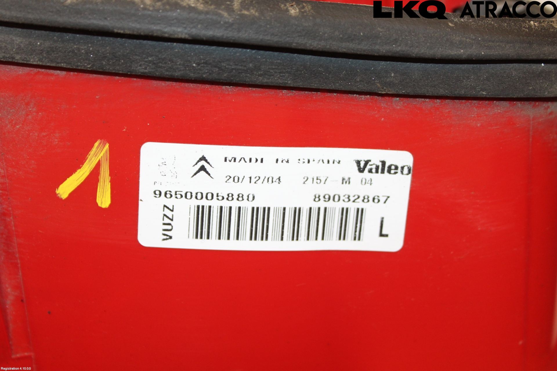 Citroen XSARA PICASSO Bakljus Vänster