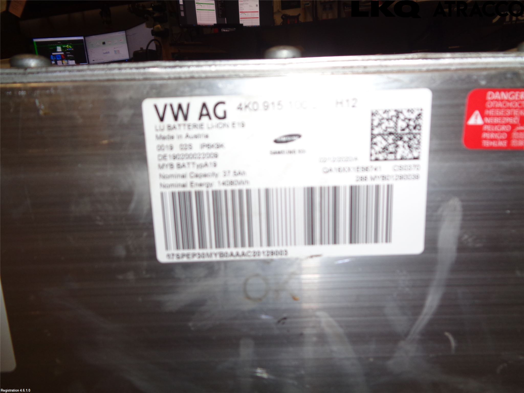 Audi A6 F2/C8 19- Batteri Högspänning