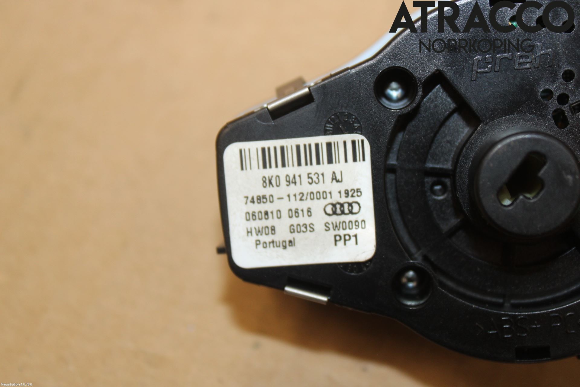 Audi A4/S4 08-11 Strömställare Ljus