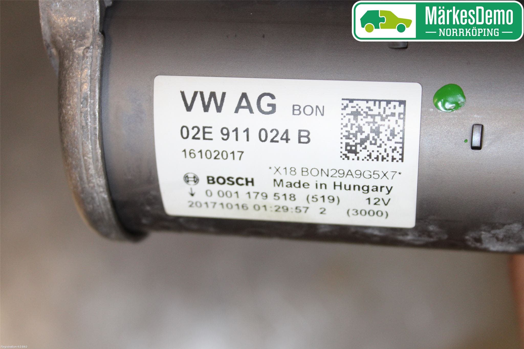 Audi A3/S3 8V 13-20 Startmotor