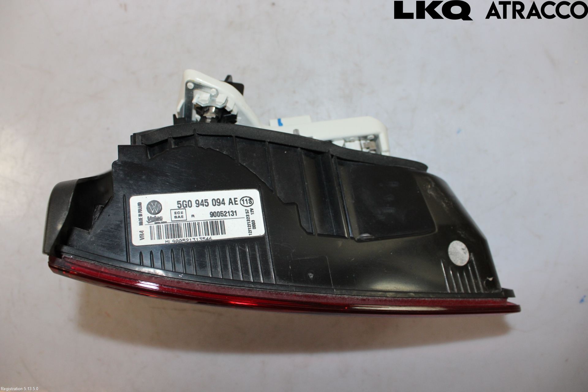 Volkswagen VW GOLF / E-GOLF VII 13-20 Bakljus Lucka Hö