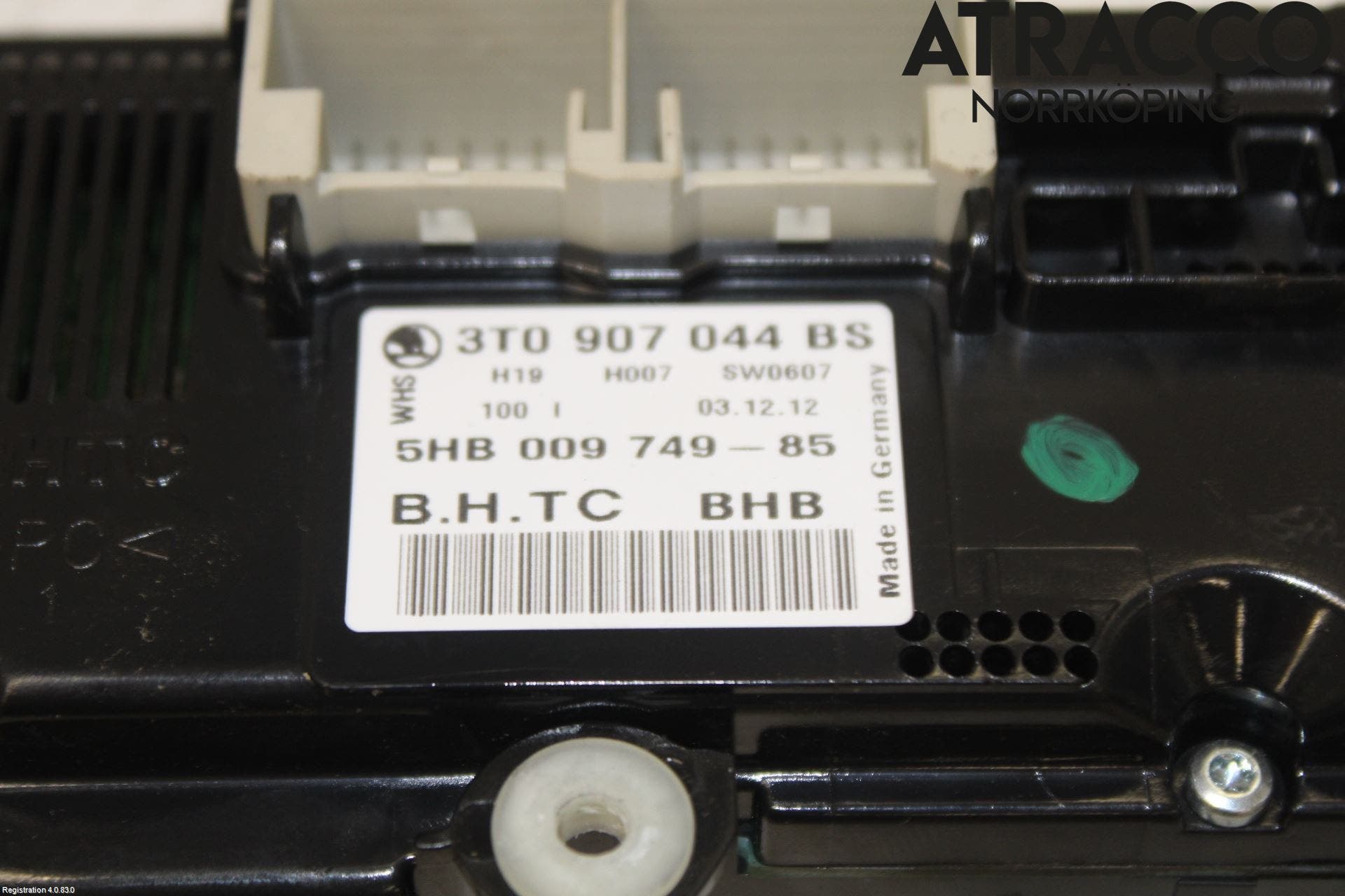 Skoda OCTAVIA (1Z) 05-13 Värmereglage