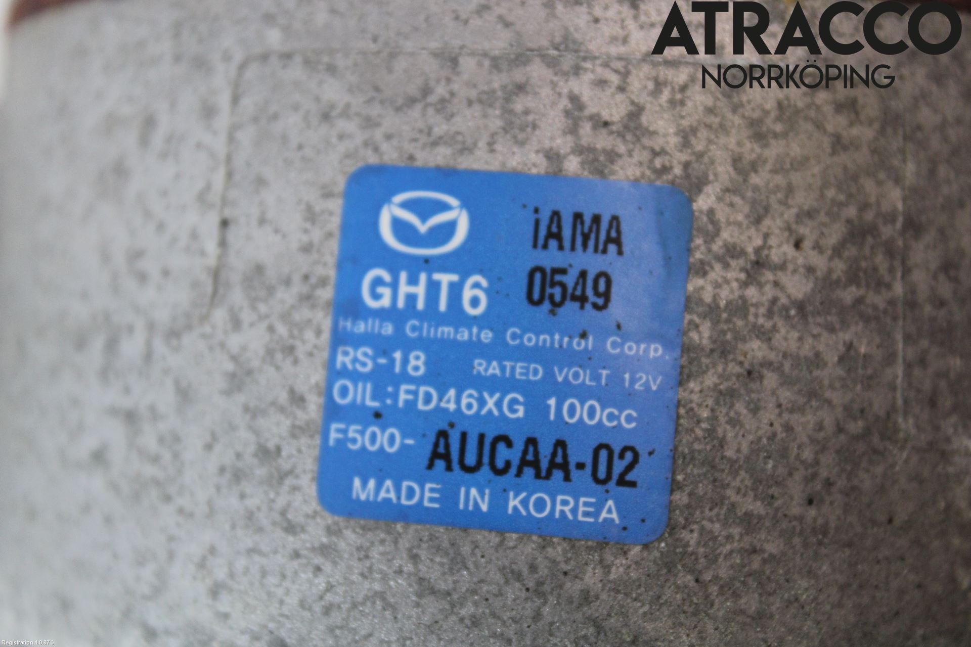 Mazda 6 13- Ac Kompressor