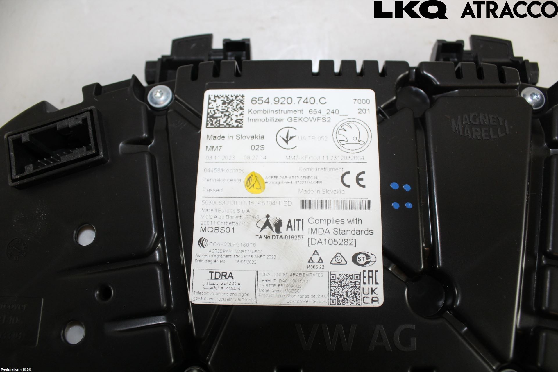 Skoda KAMIQ 20- Instrument Komb