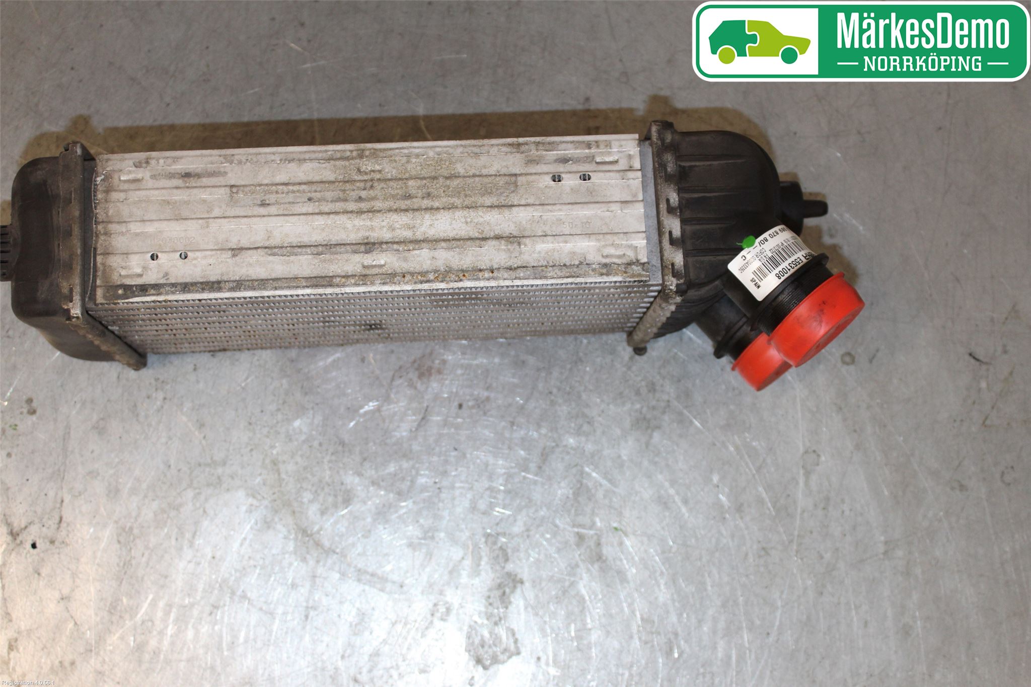 Peugeot EXPERT 07-14 Laddluft-Intercooler Kyl