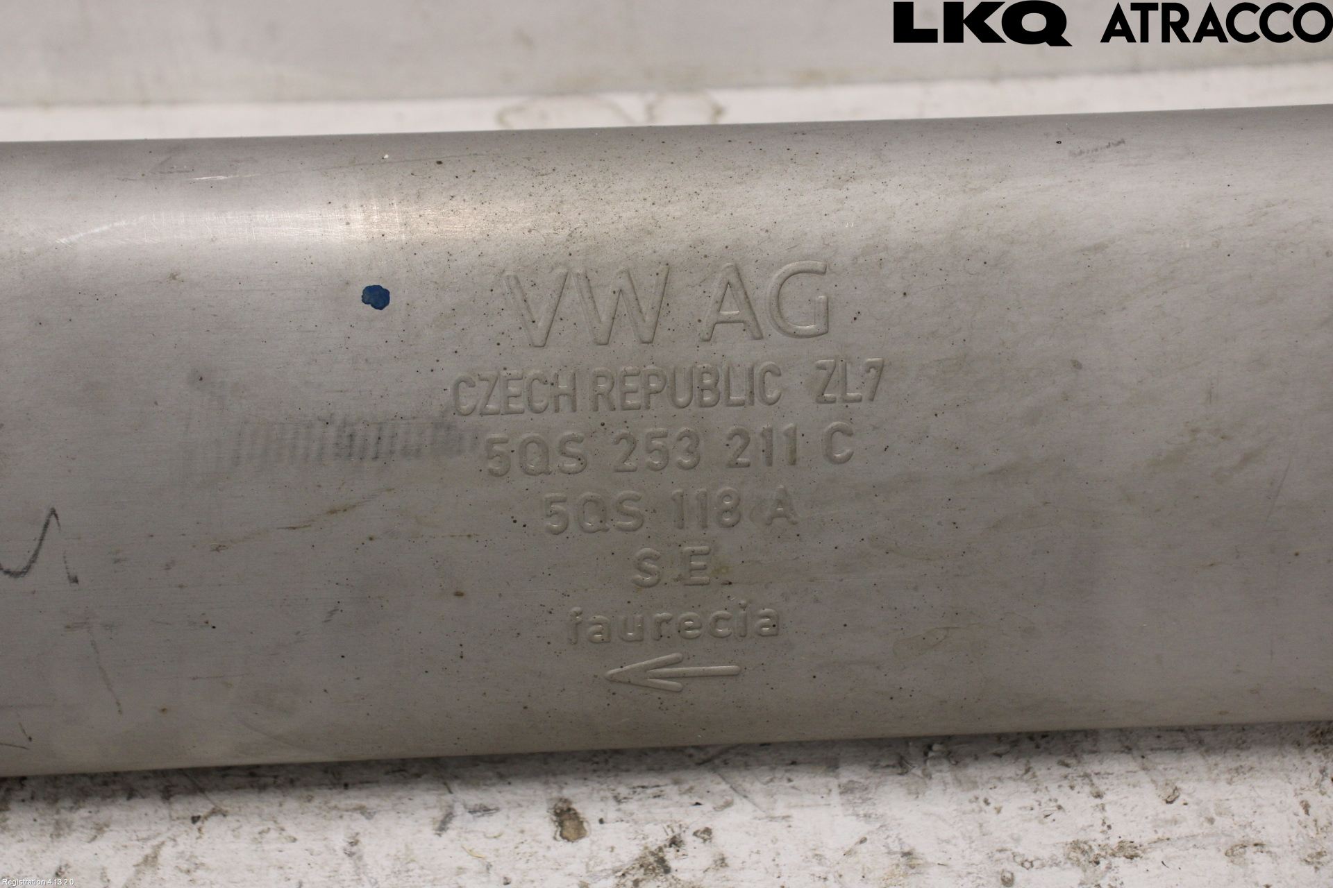 Skoda KODIAQ 24- Avgas Mellandämpare