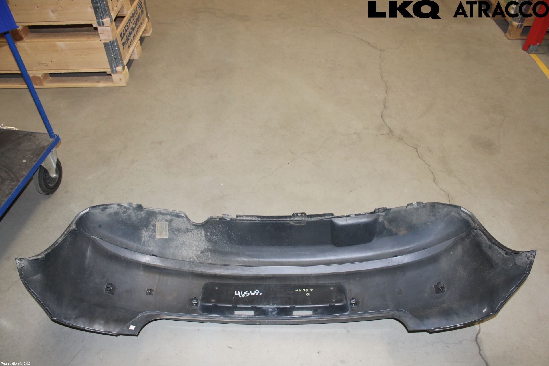 Volkswagen VW POLO 10-17 Stötfångare Bak