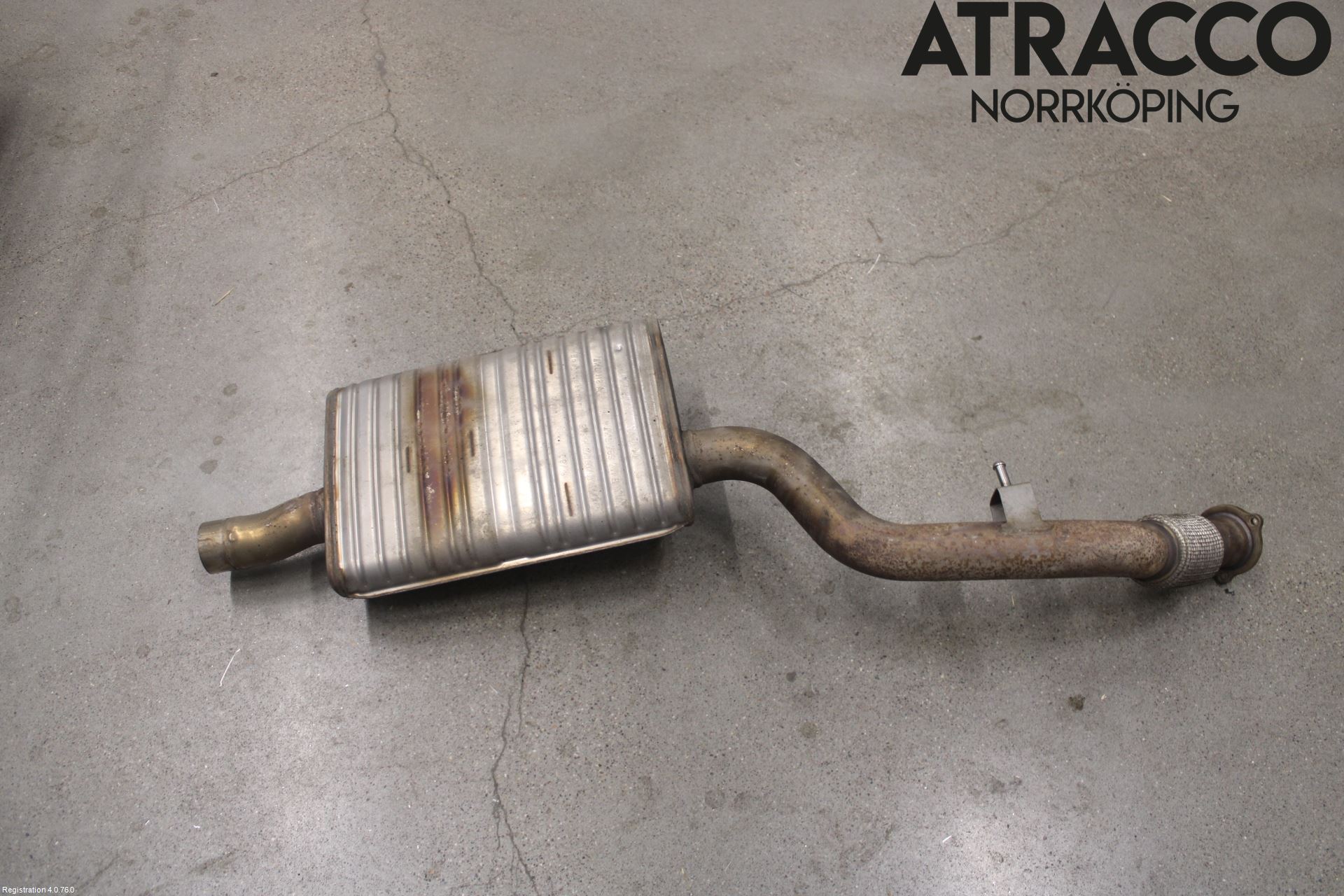 Audi A6 F2/C8 19- Avgas Mellandämpare