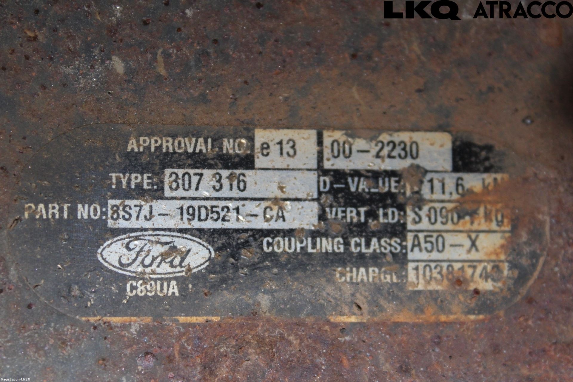 Ford MONDEO 07-15 Dragkrok