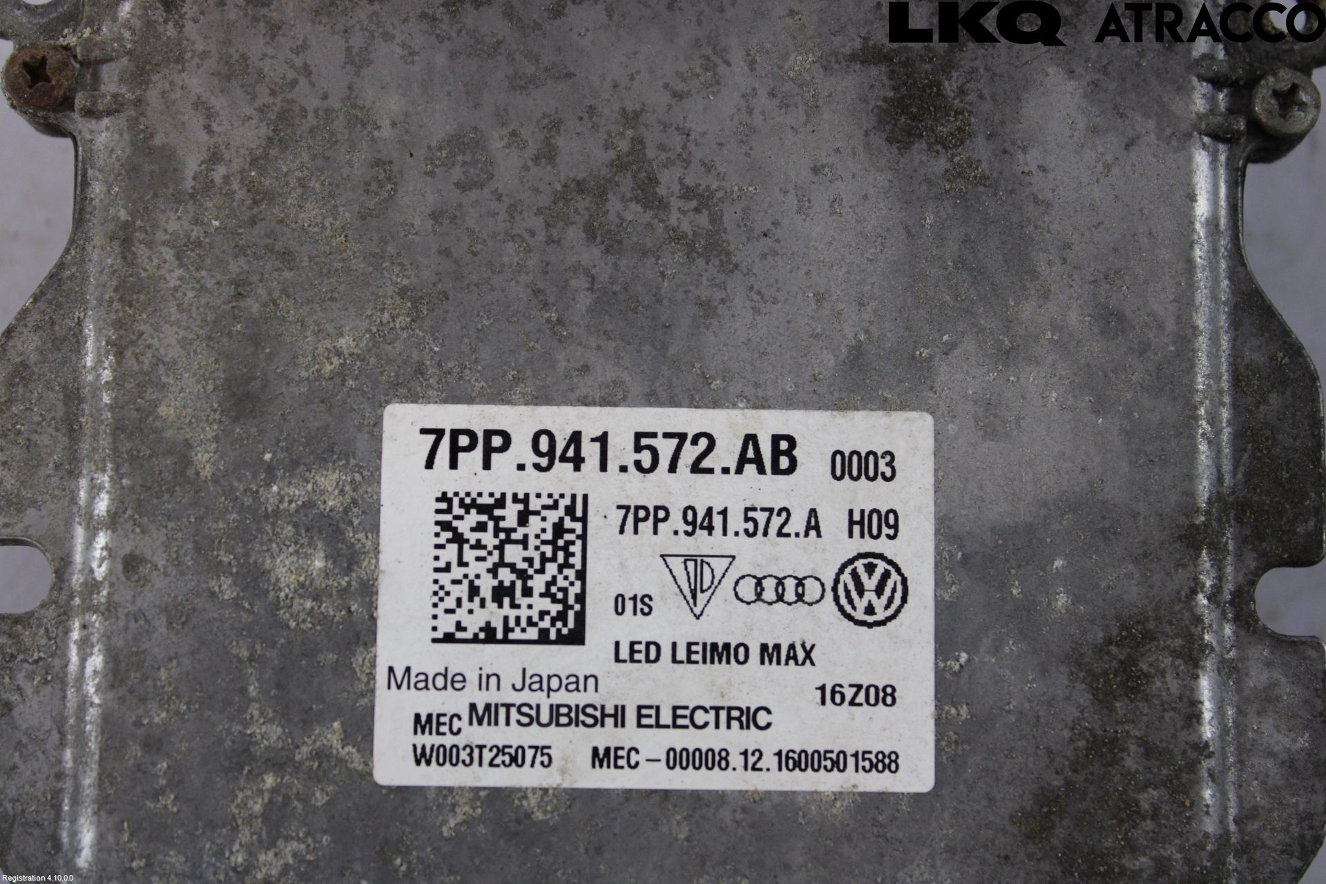 Audi A4/S4 B9 16-19 Styrenhet Strålkastare