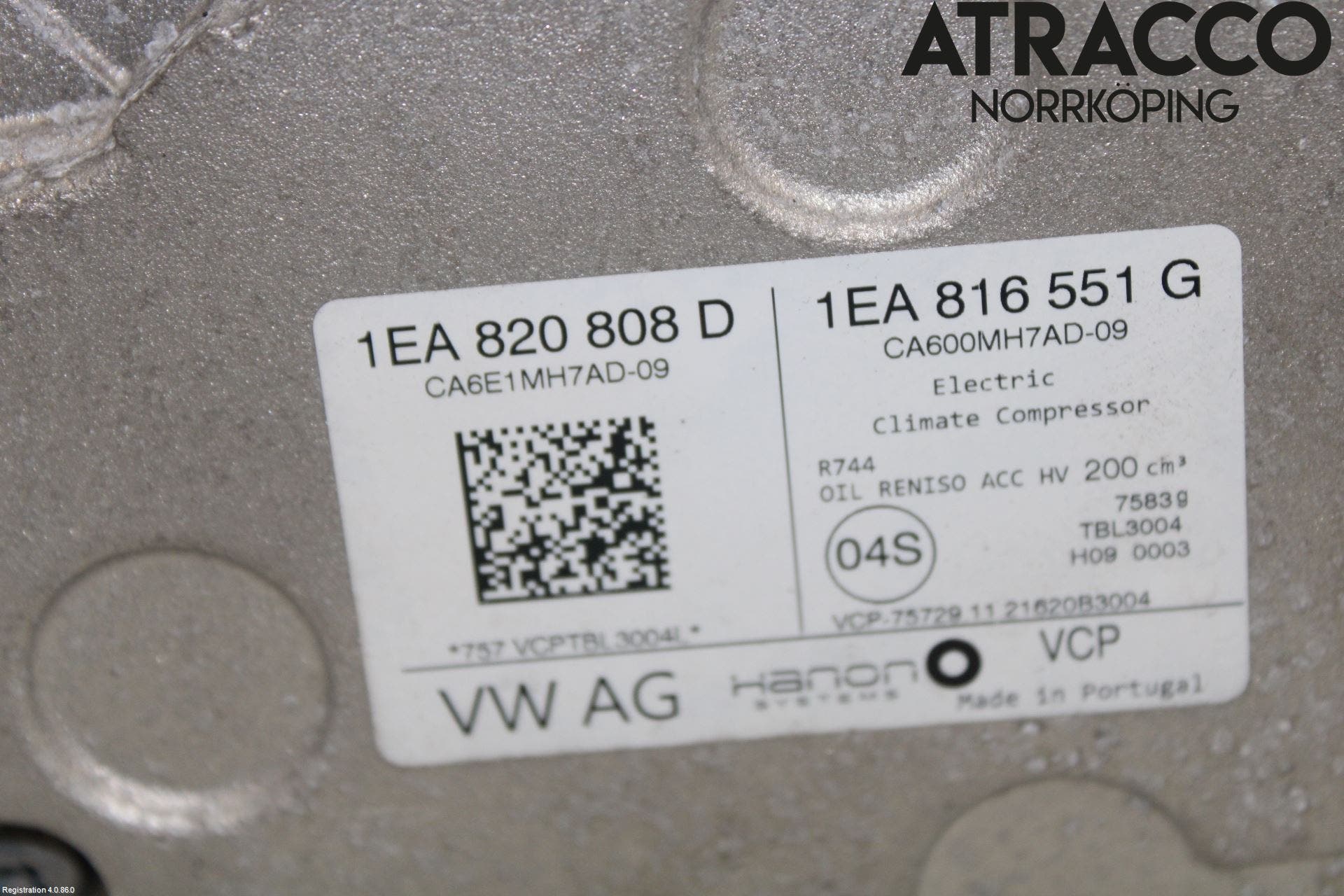 Volkswagen VW ID.4 21- Ac Kompressor