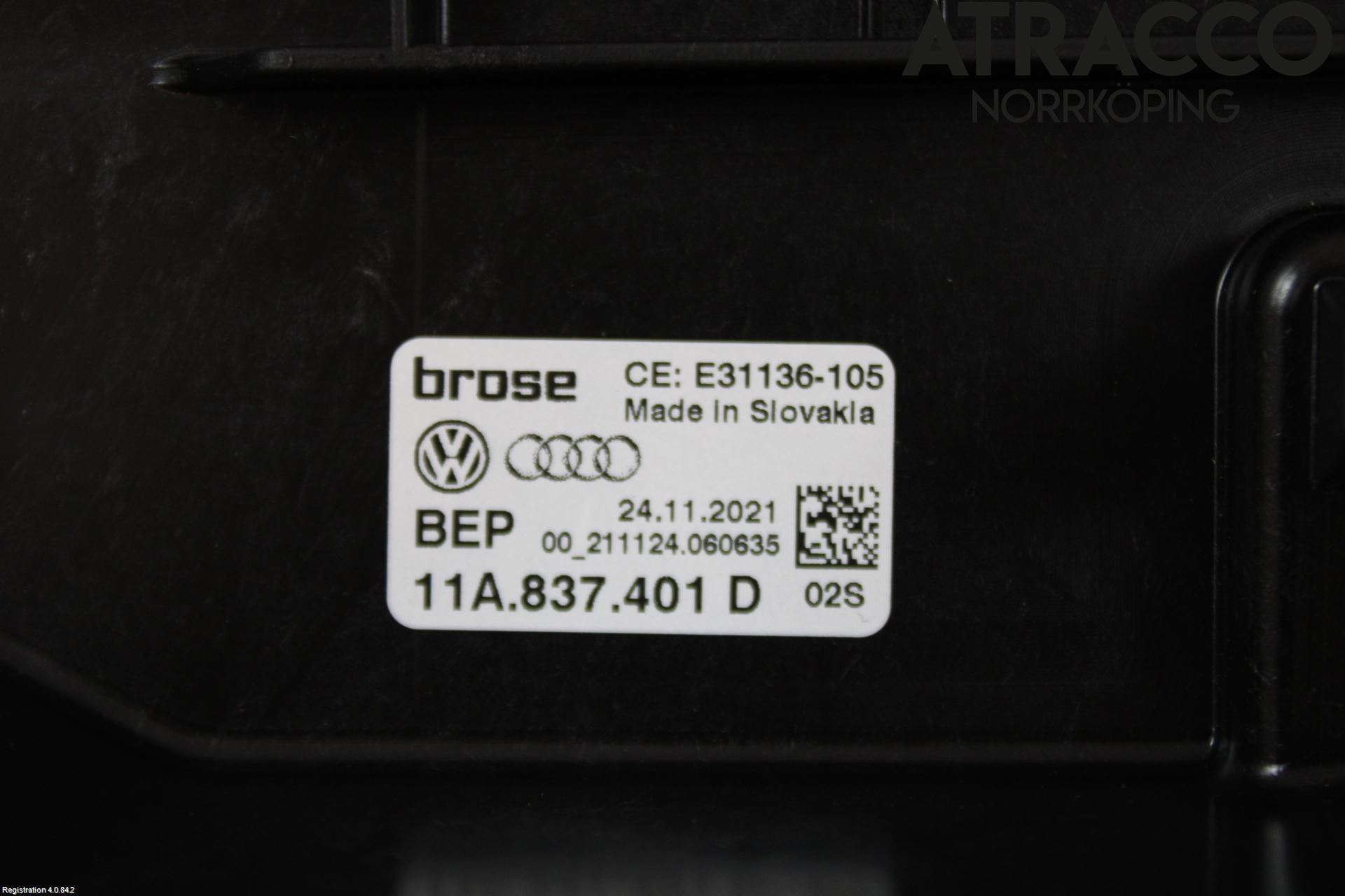 Volkswagen VW ID.4 21- Fönsterhiss El Kompl