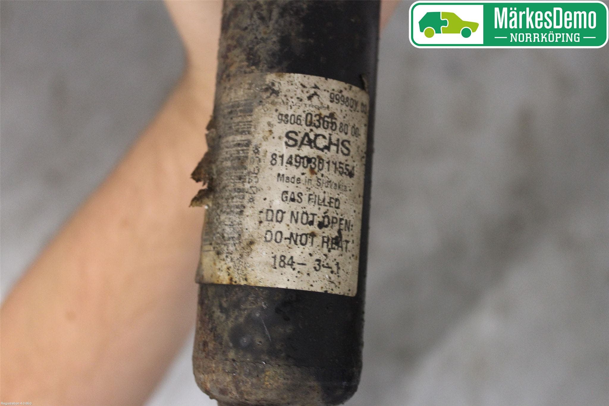 Peugeot EXPERT 07-14 Stötdämpare Bak