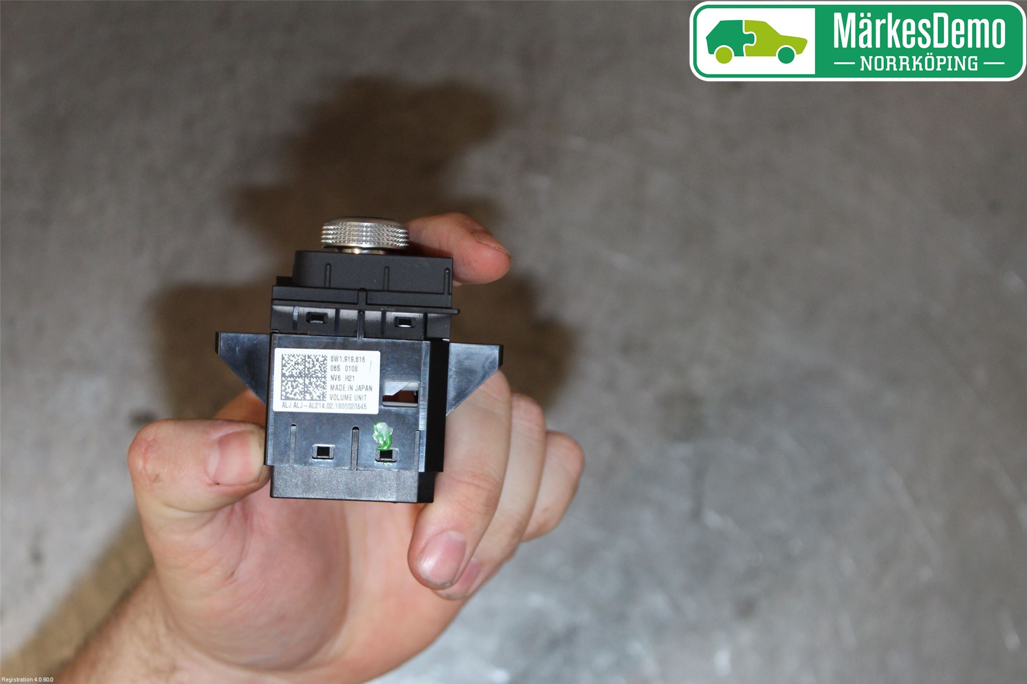 Audi A4/S4 B9 16-19 Strömställare Fader-Högtalare