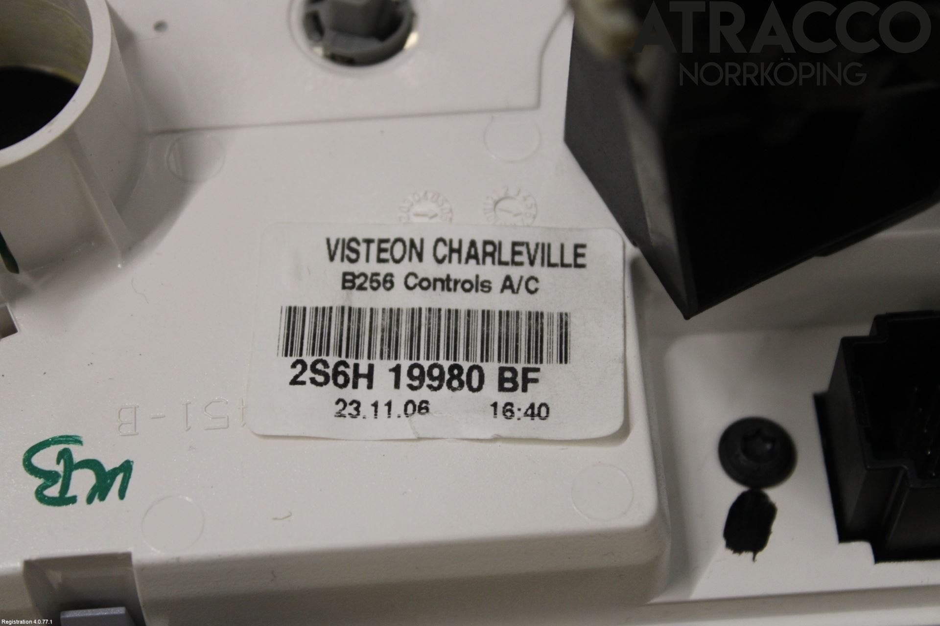 Ford FIESTA 06-08 Värmereglage