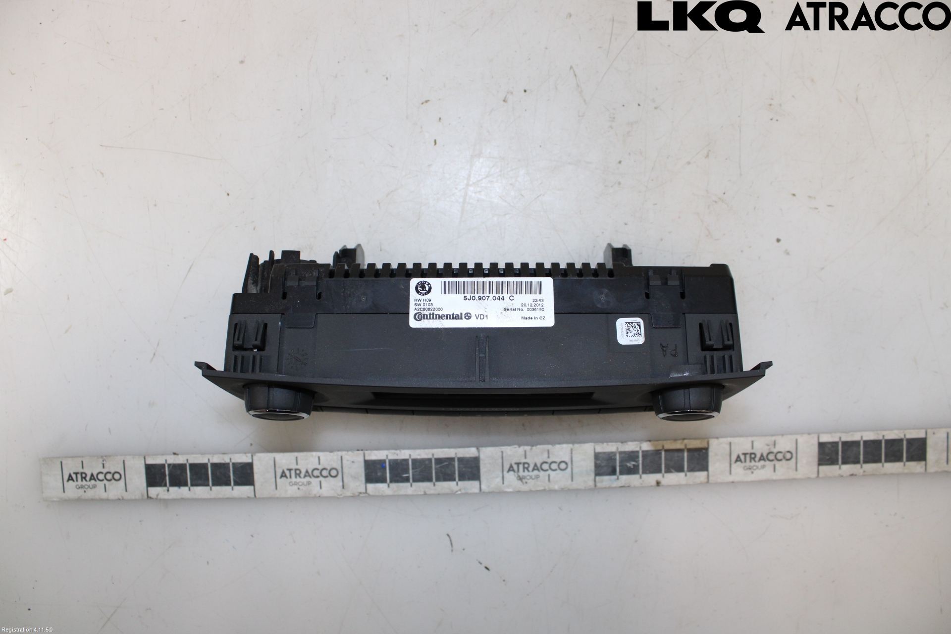 Skoda FABIA 07-14 Värmereglage