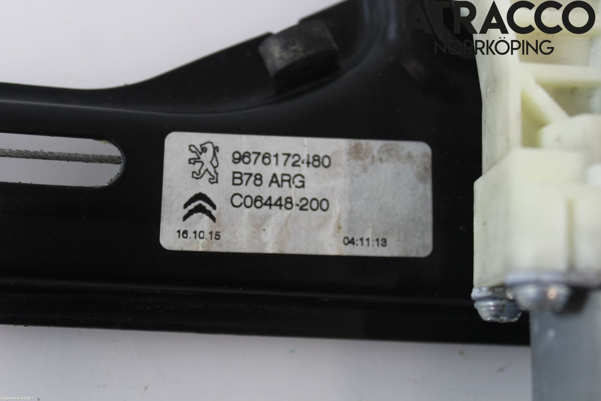 Citroen C4 GRAND PICASSO 14-18 Fönsterhiss El Kompl