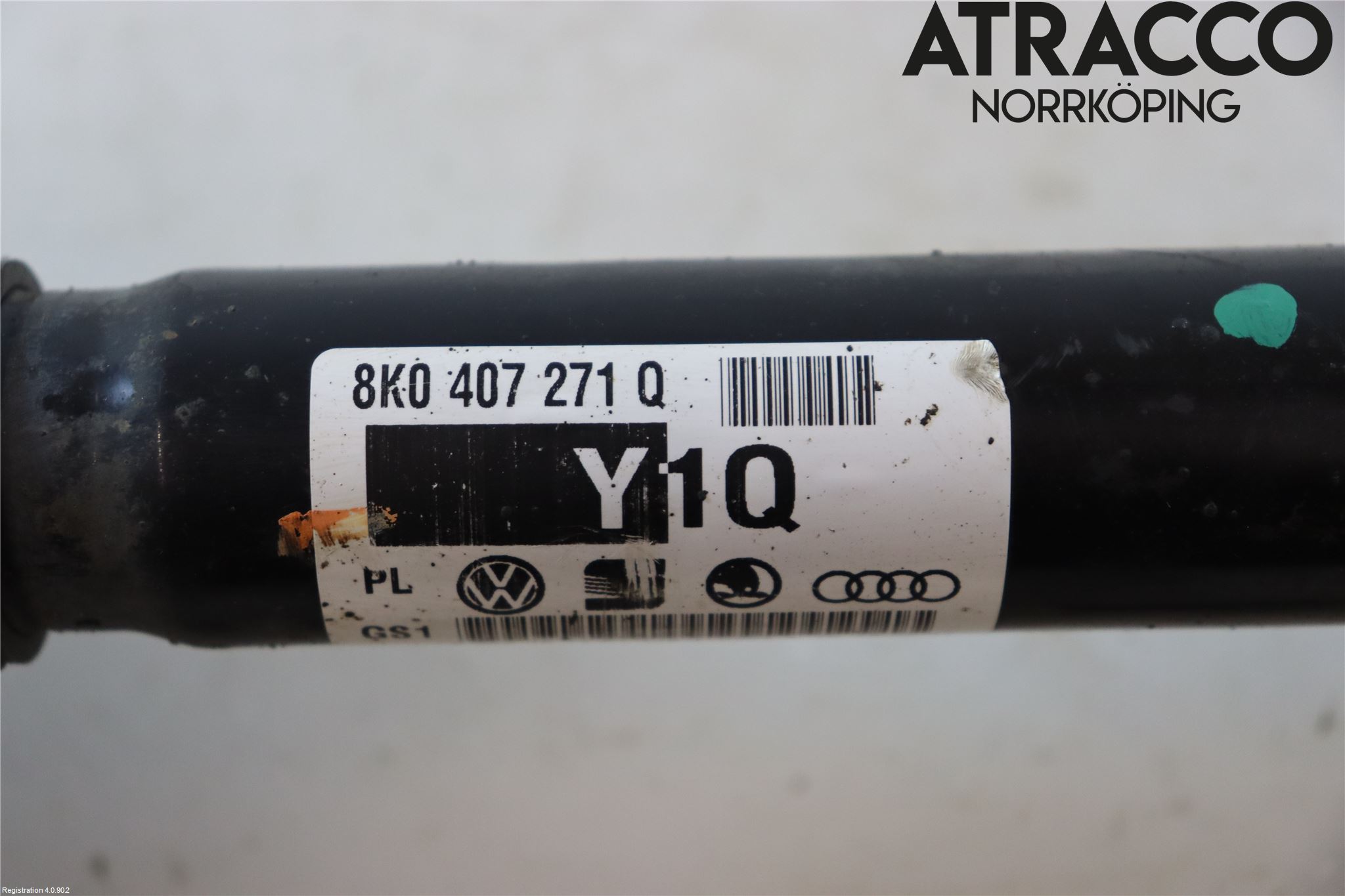 Audi A4/S4 08-11 Drivaxel Fram Vänster